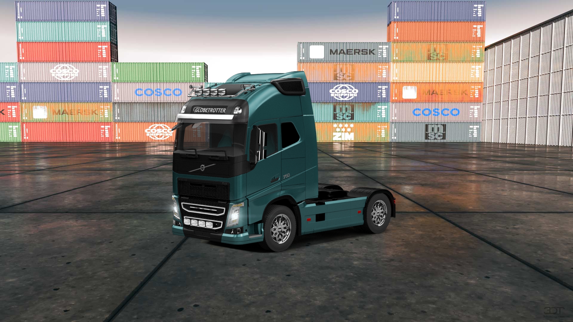 Volvo FH16 Globetrotter XL Cab Truck 2013 tuning