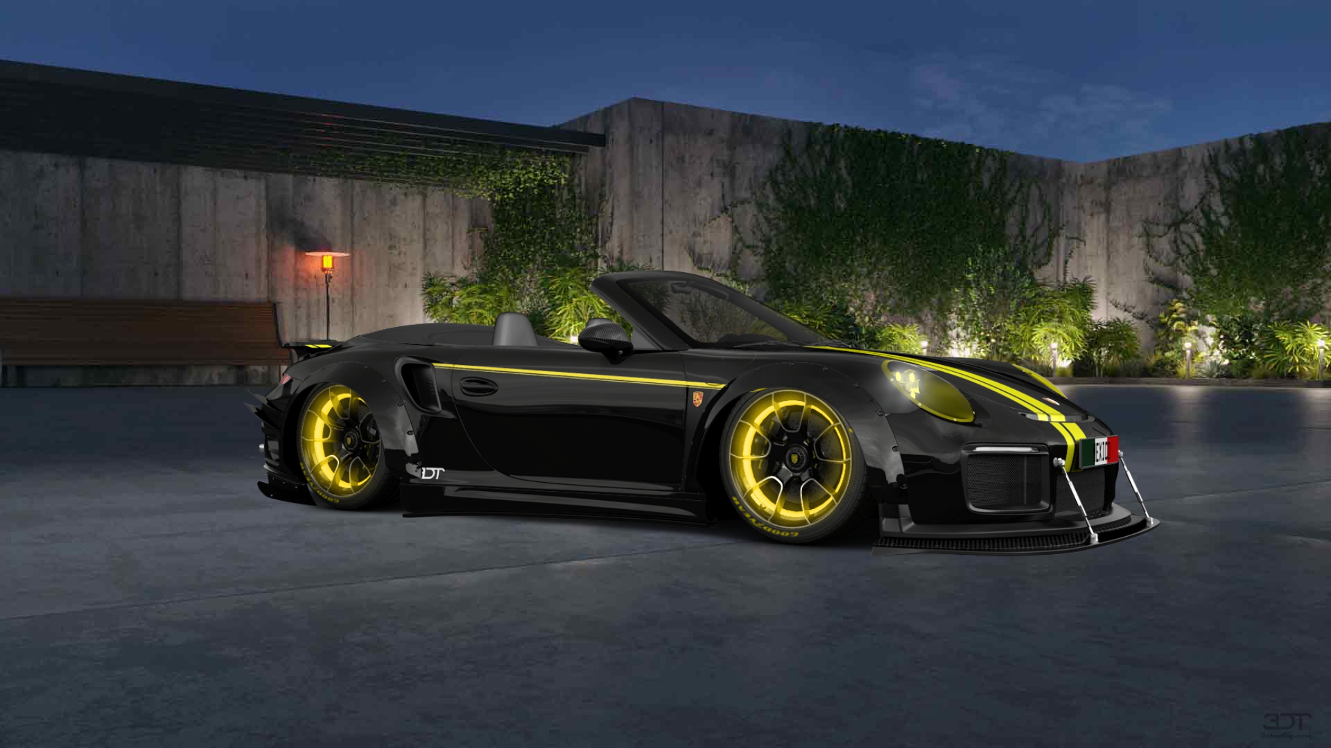 Porsche 911 Turbo S 2 Door Convertible 2014 tuning
