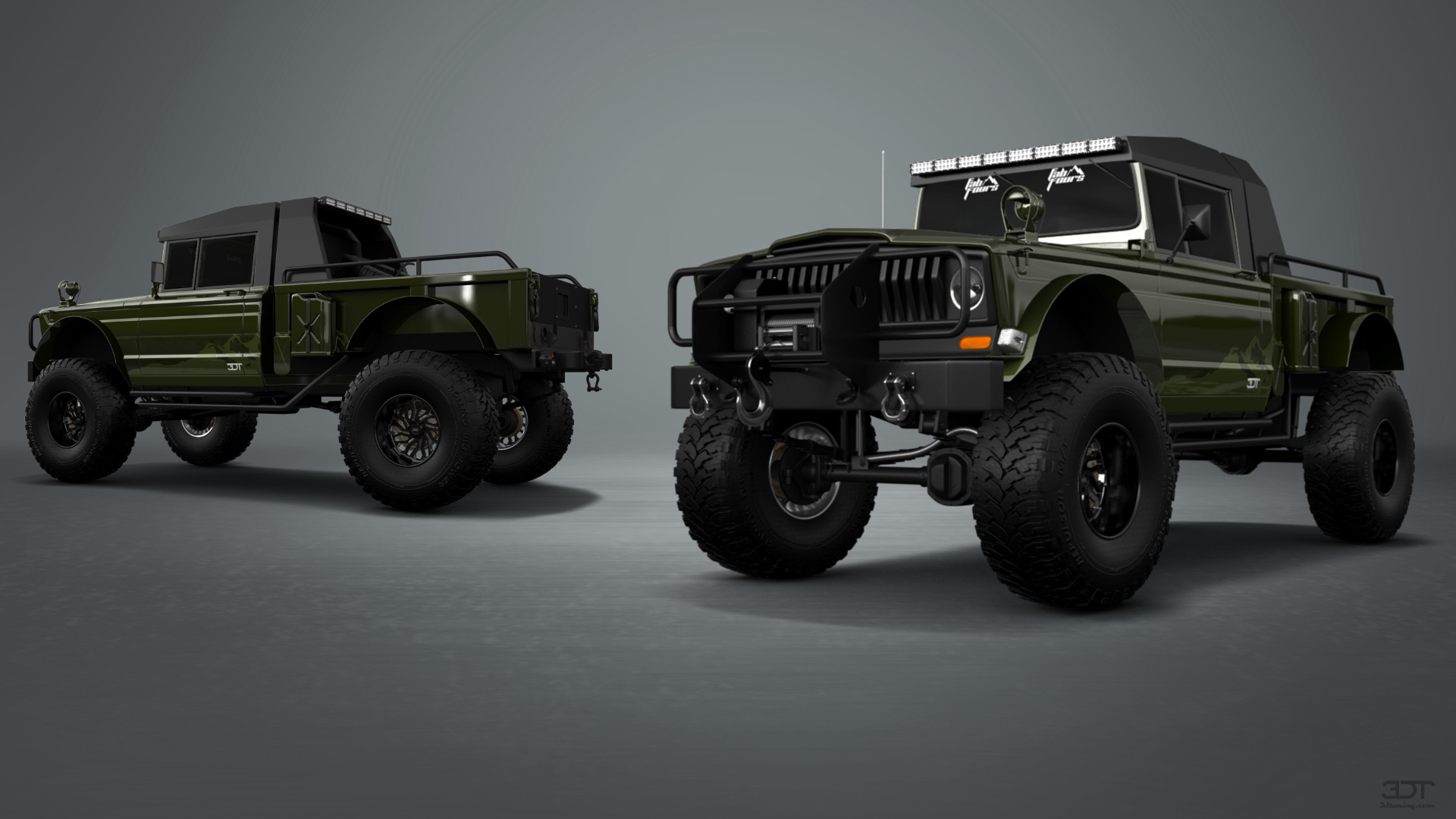 Jeep Kaiser M715 2 Door pickup truck 1968 tuning