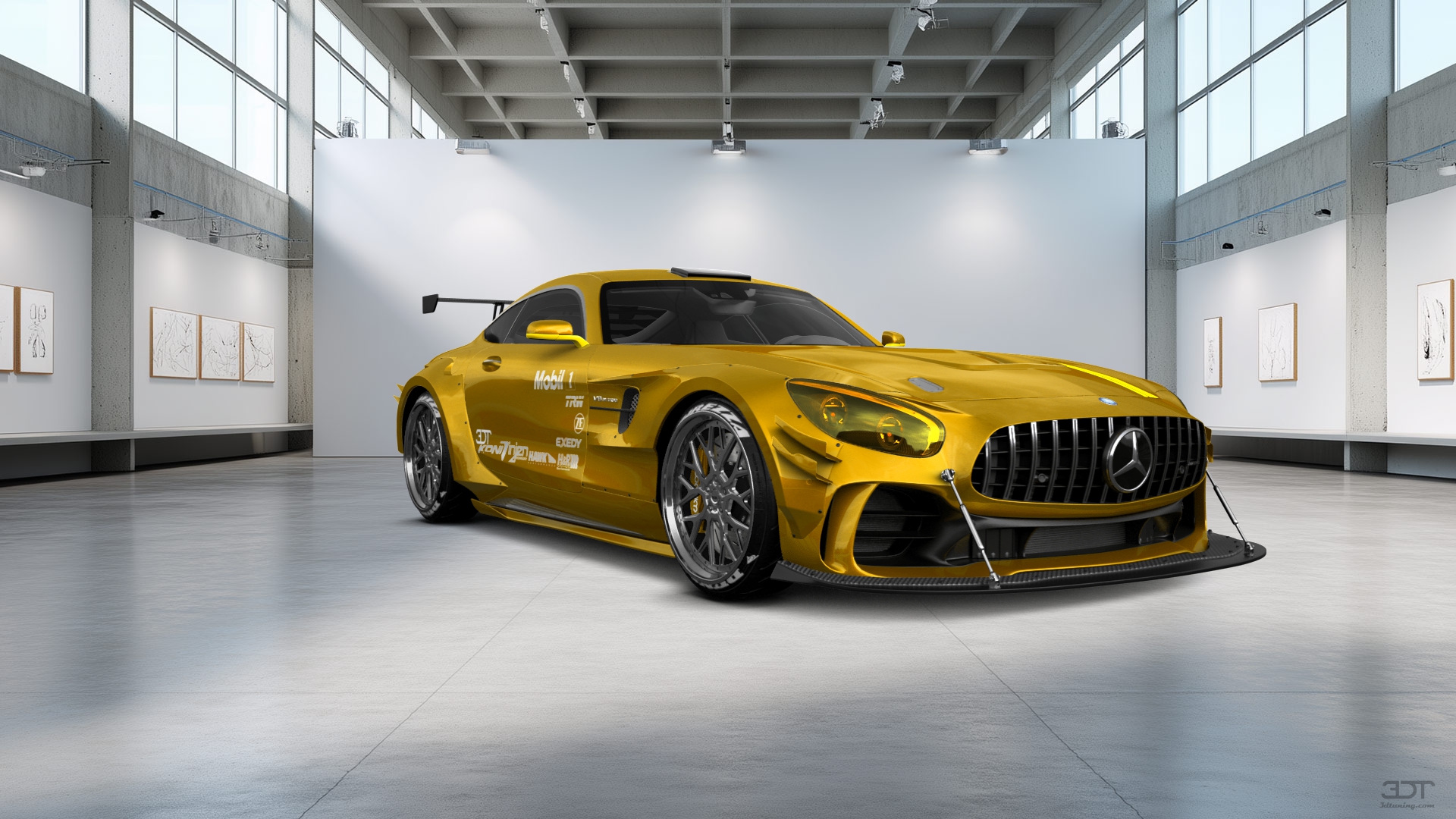 Mercedes AMG GT 2 door fastback coupe 2015 tuning