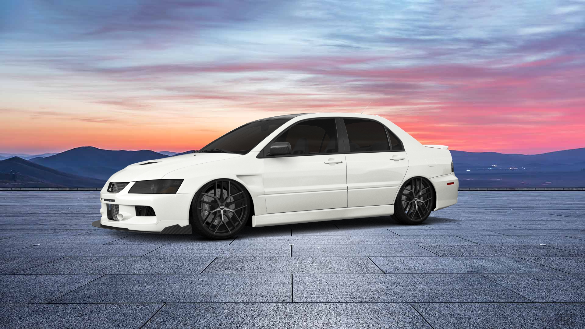 Mitsubishi Lancer Evo IX 4 Door Saloon 2005 tuning