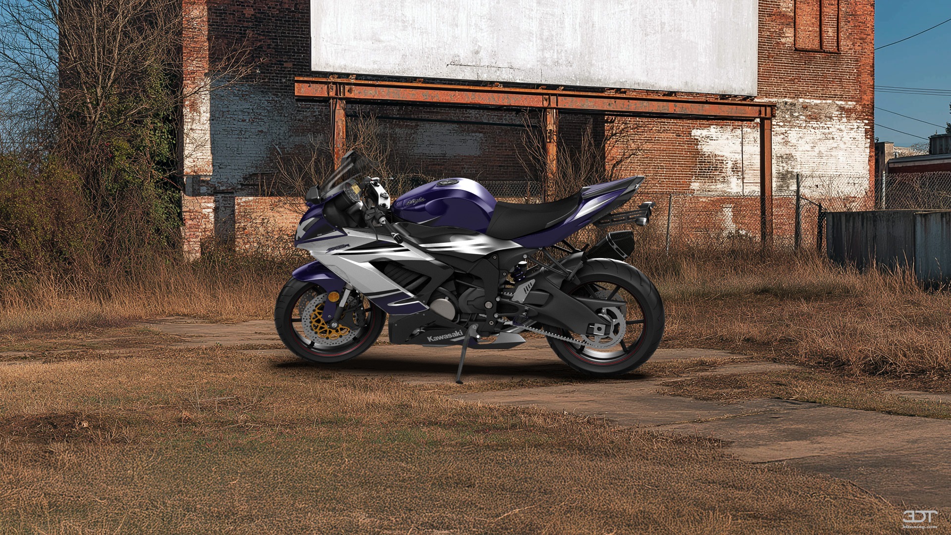 Kawasaki Ninja ZX 6R Sport Bike 2015 tuning
