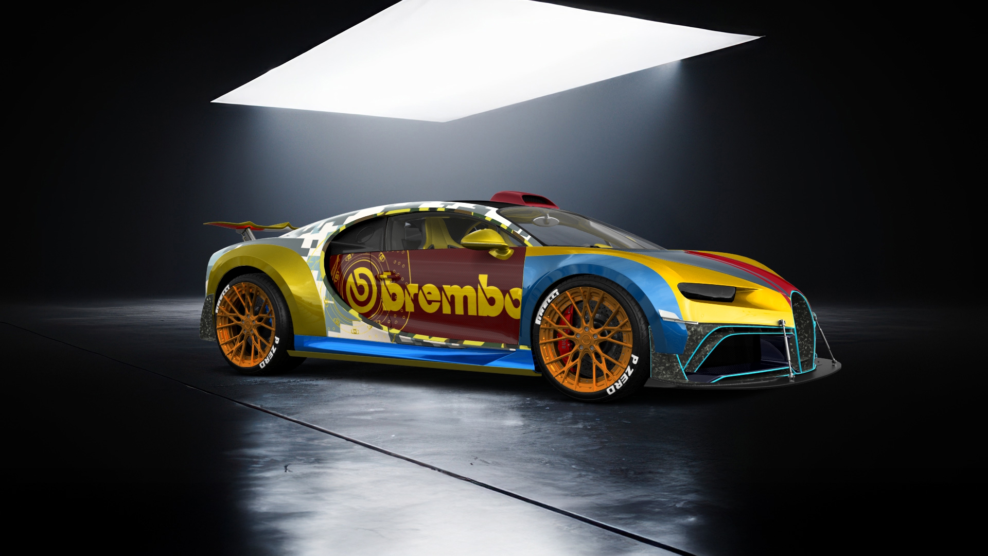 Bugatti Chiron 2 Door Coupe 2016 tuning