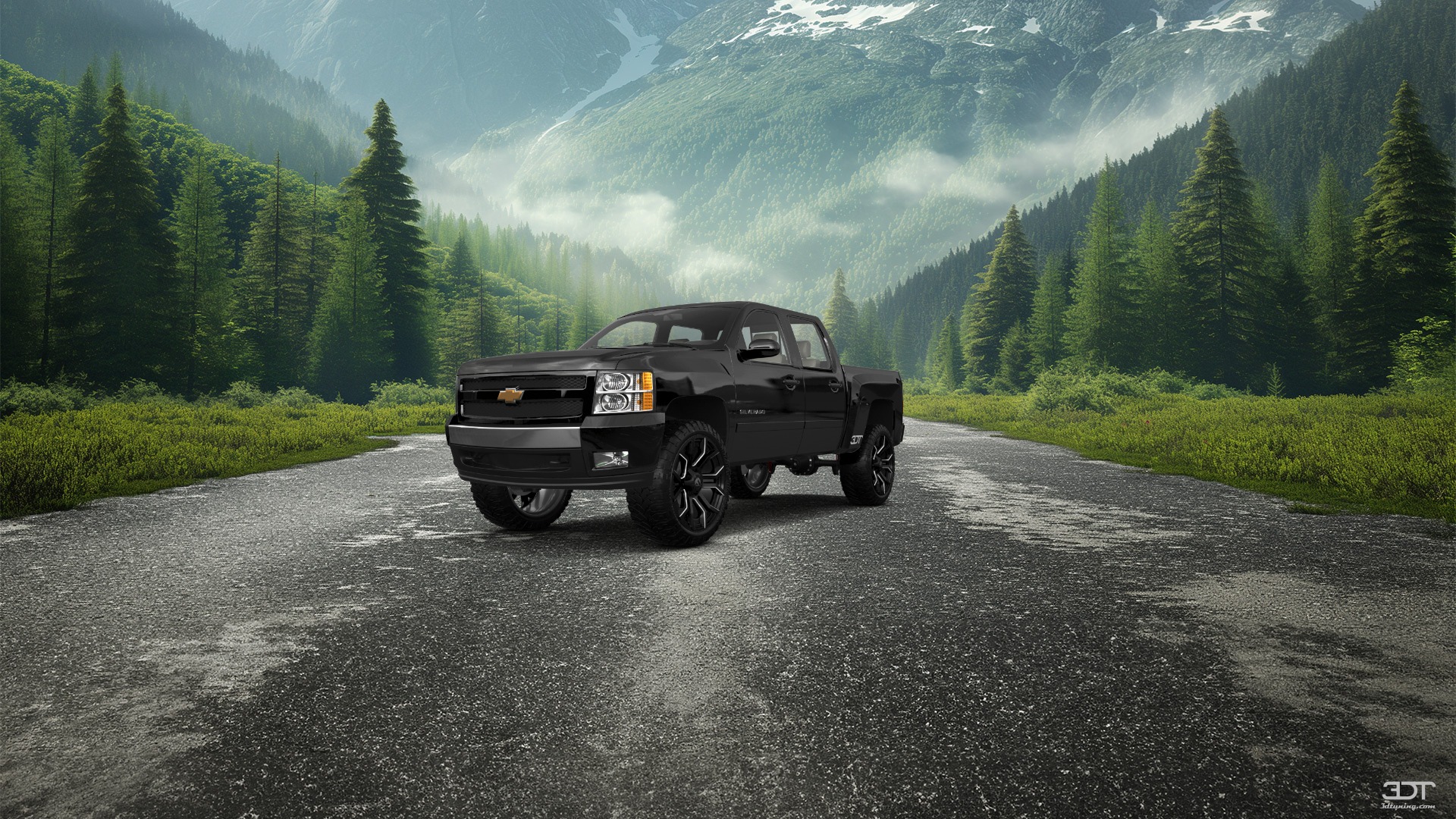 Chevrolet Silverado 1500 Crew Cab 4 Door pickup truck 2007 tuning