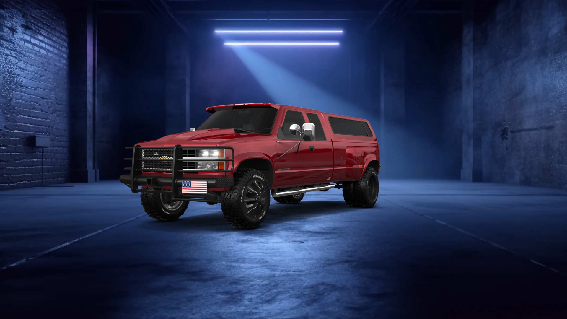 Chevrolet K3500 Extended Cab Pickup Truck 1988