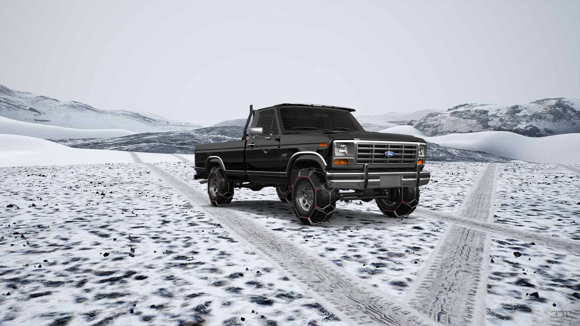 Ford F-150 2 Door pickup truck 1986 tuning