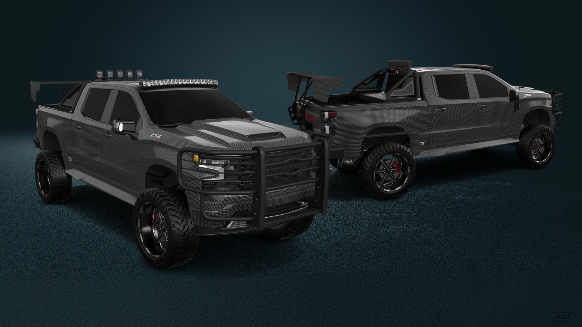 Chevrolet Silverado 1500 Crew Cab 5.8 ft box 4 Door pickup truck 2023 tuning