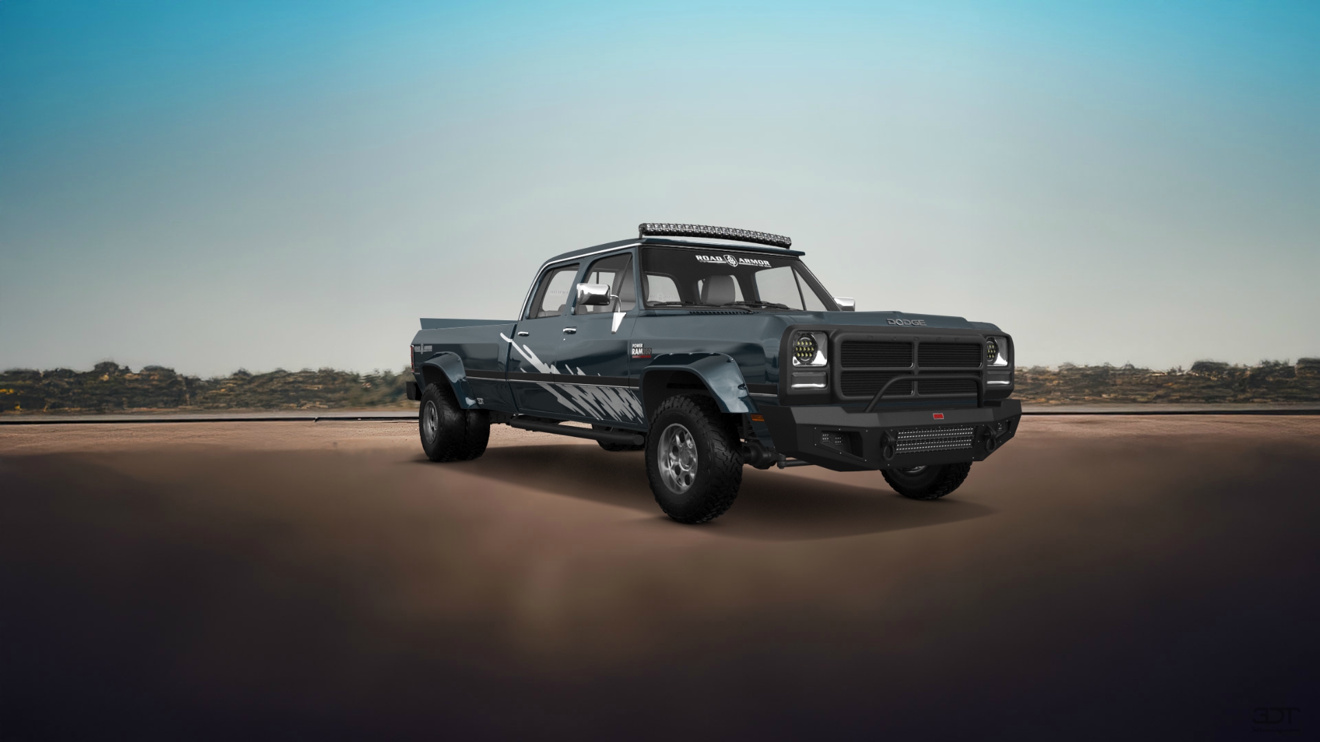 Dodge Ram 350 4 Door pickup truck 1991 tuning