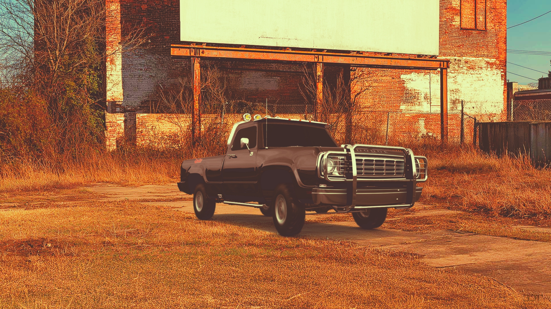 Dodge Power Wagon W200 2 Door pickup truck 1972 tuning