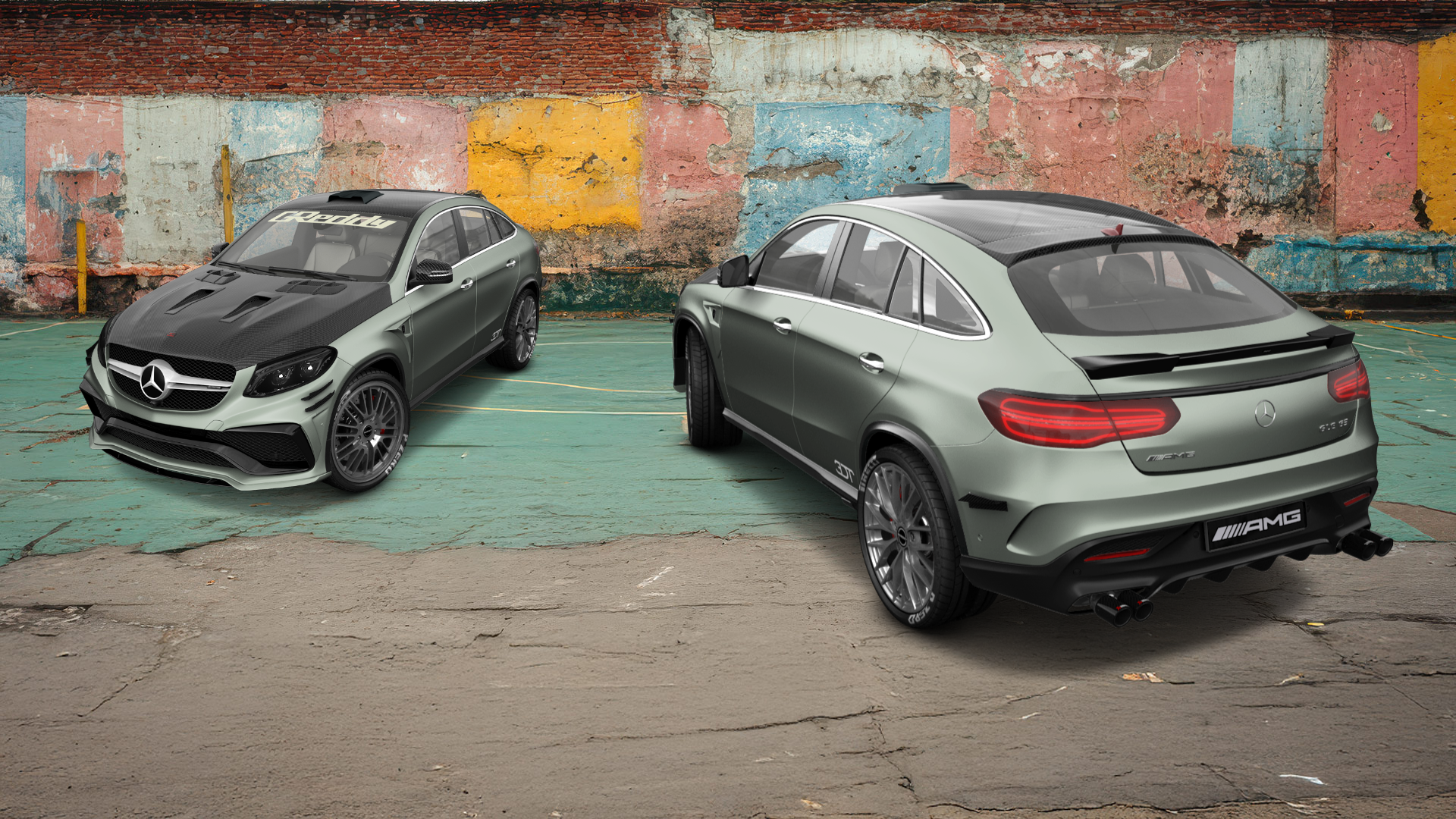 Mercedes GLE Coupe SUV 2016 tuning