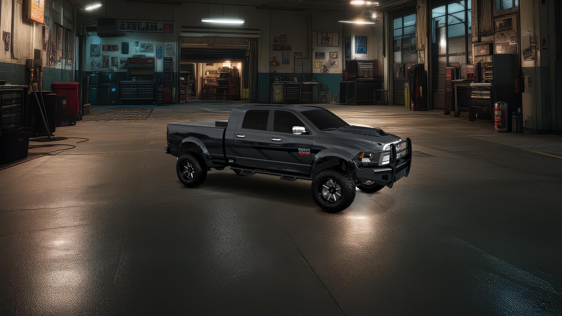 Dodge Ram 2500 Mega Cab 6.4 ft box 4 Door pickup truck 2010 tuning