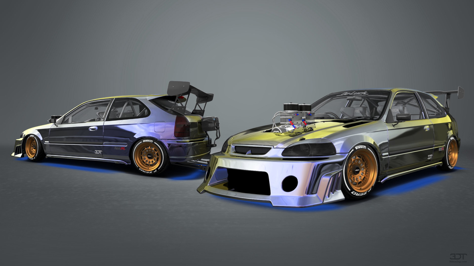 Honda Civic 3 Door Hatchback 1997 tuning