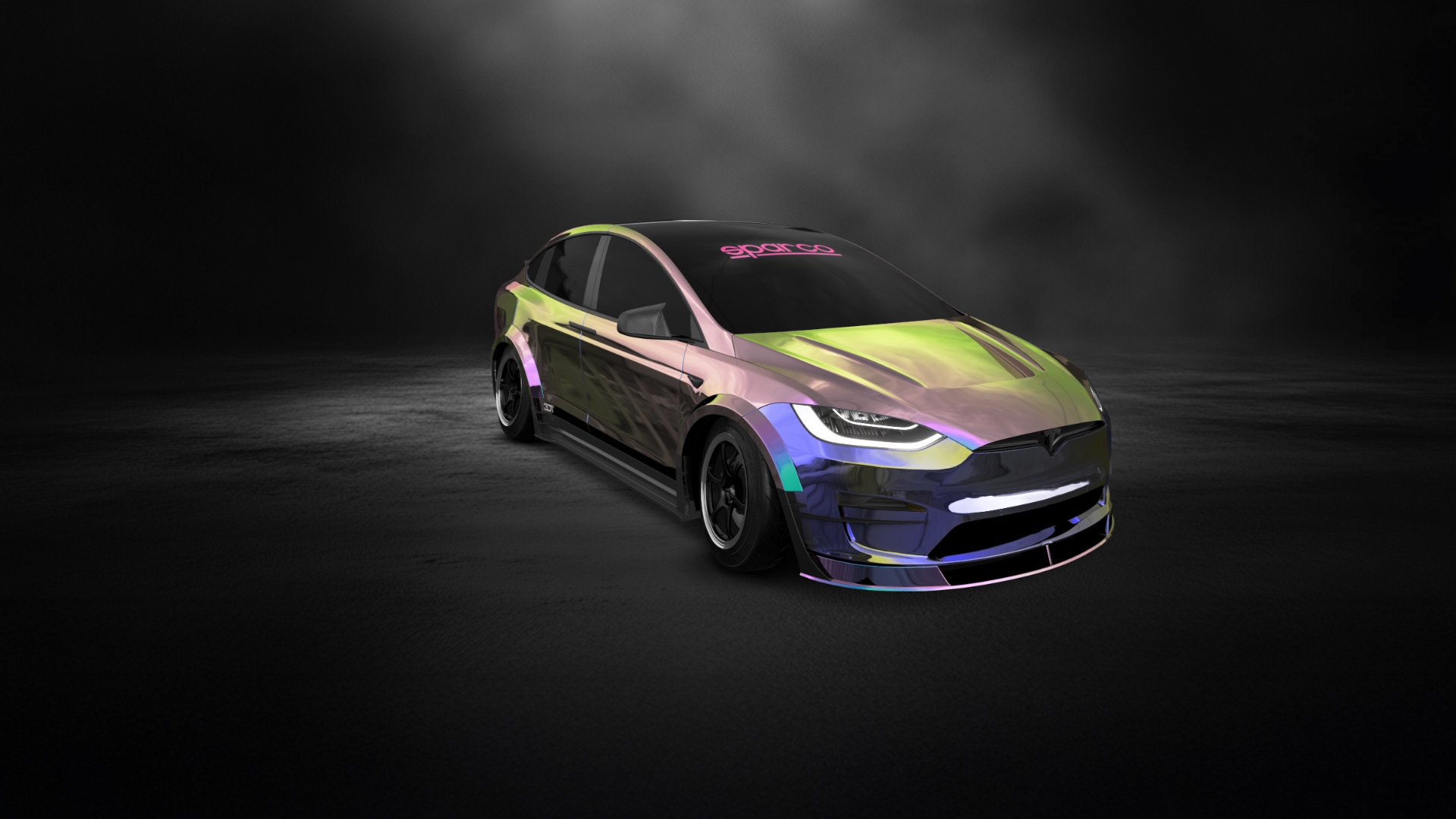 Tesla Model X 5 Door SUV 2024 tuning