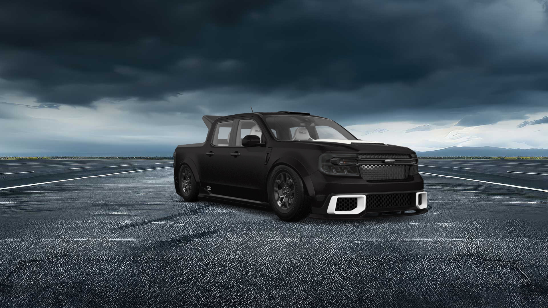 Ford Maverick 4 Door pickup truck 2022 tuning