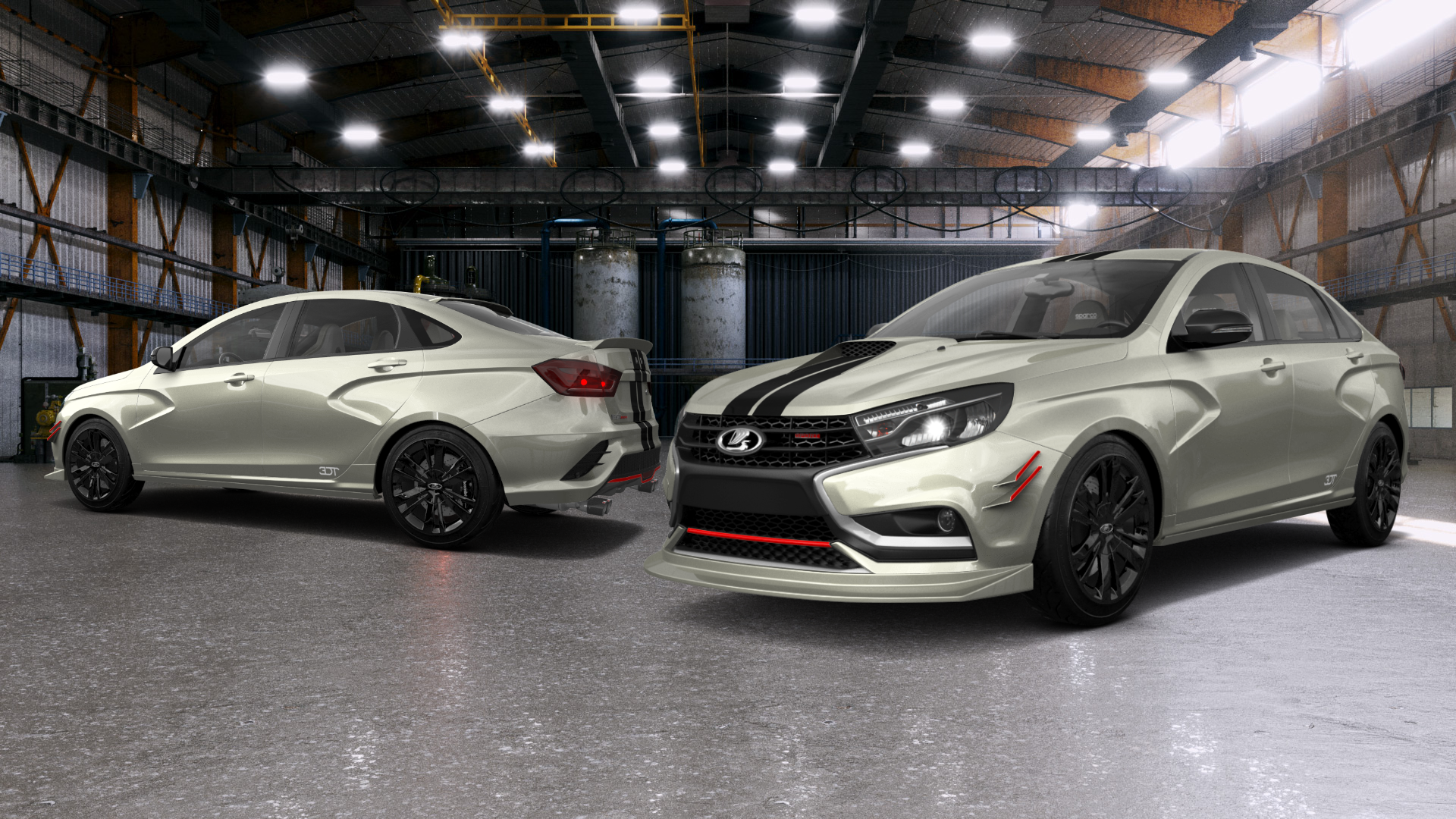 Lada Vesta 4 Door Saloon 2016 tuning