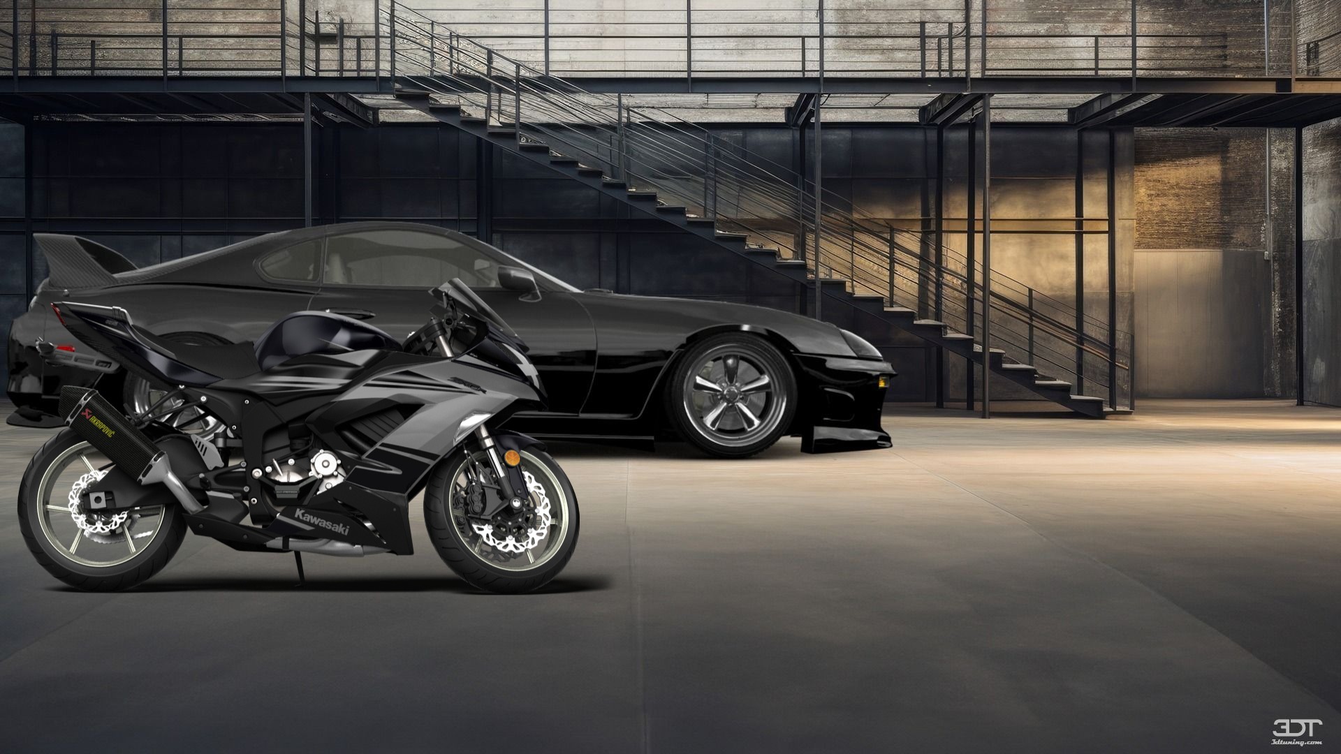 Tuning Kawasaki Ninja ZX 6R Sport Bike 2015