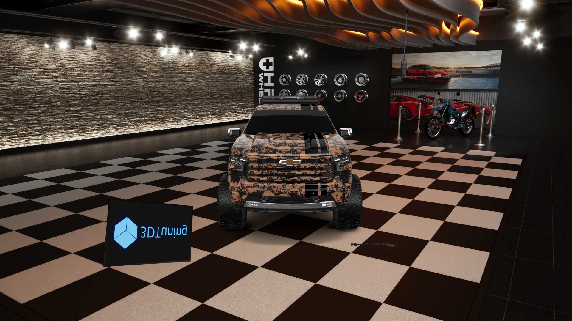 Chevrolet Silverado 1500 Crew Cab 5.8 ft box 4 Door pickup truck 2023 tuning