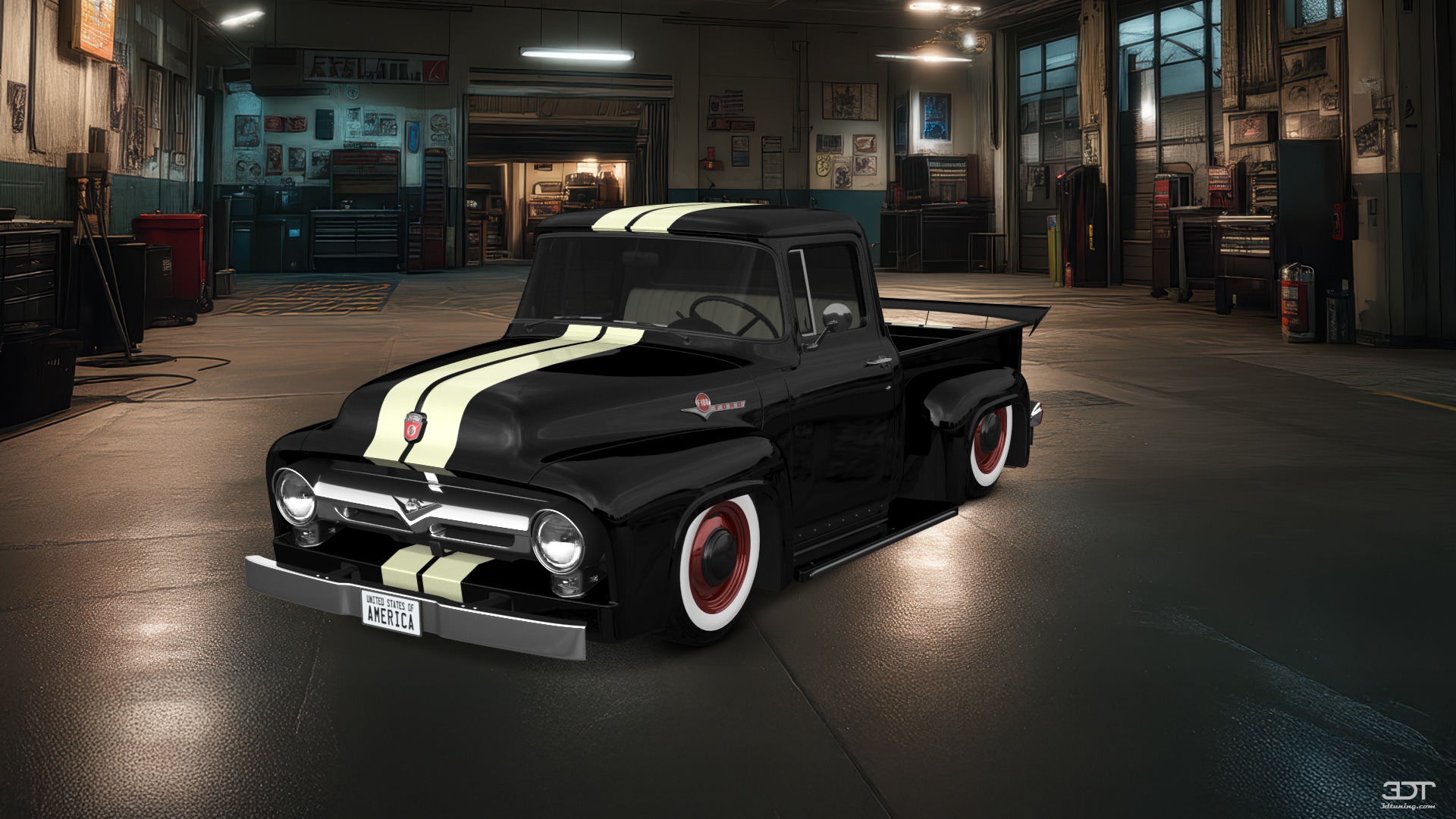 Ford F-100 2 Door truck 1956 Images
