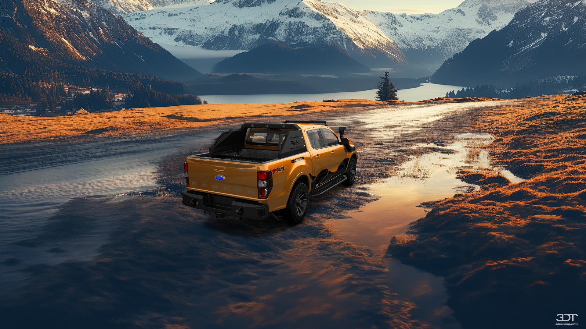 Ford Ranger 4 Door pickup truck 2019 tuning