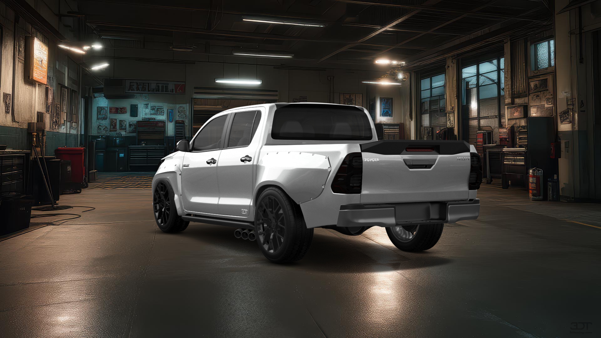 Toyota Hilux Double Cab 4 Door pickup truck 2015 tuning