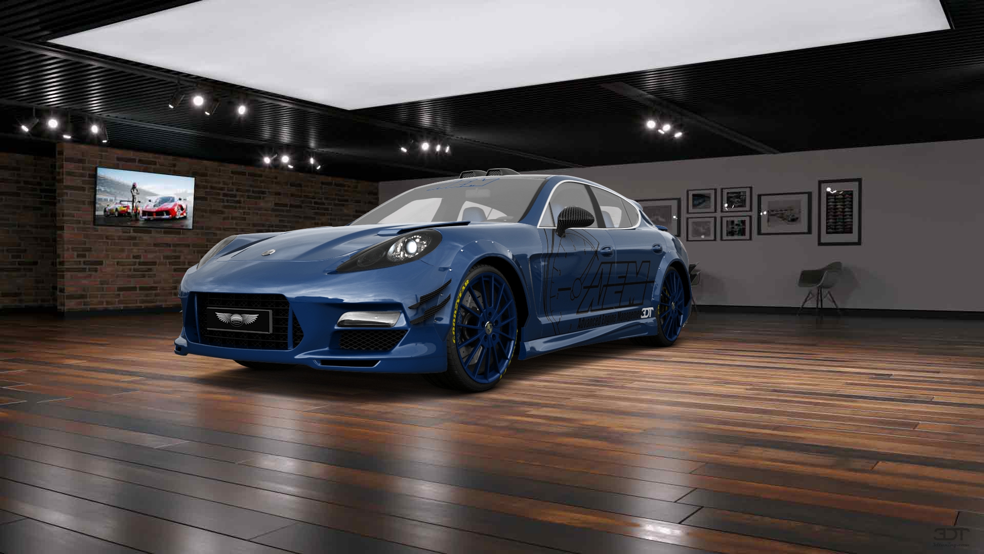 Porsche Panamera 4 door fastback saloon 2011 tuning