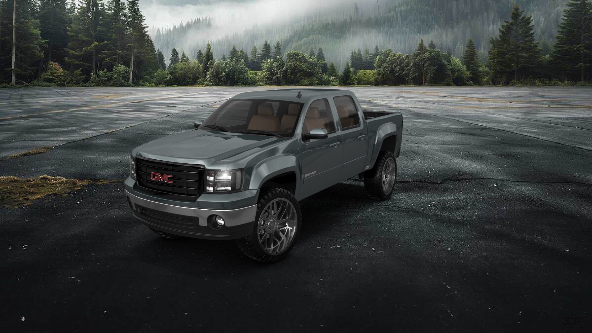 GMC Sierra 1500 Crew Cab 5.8 ft box 4 Door pickup truck 2007 tuning