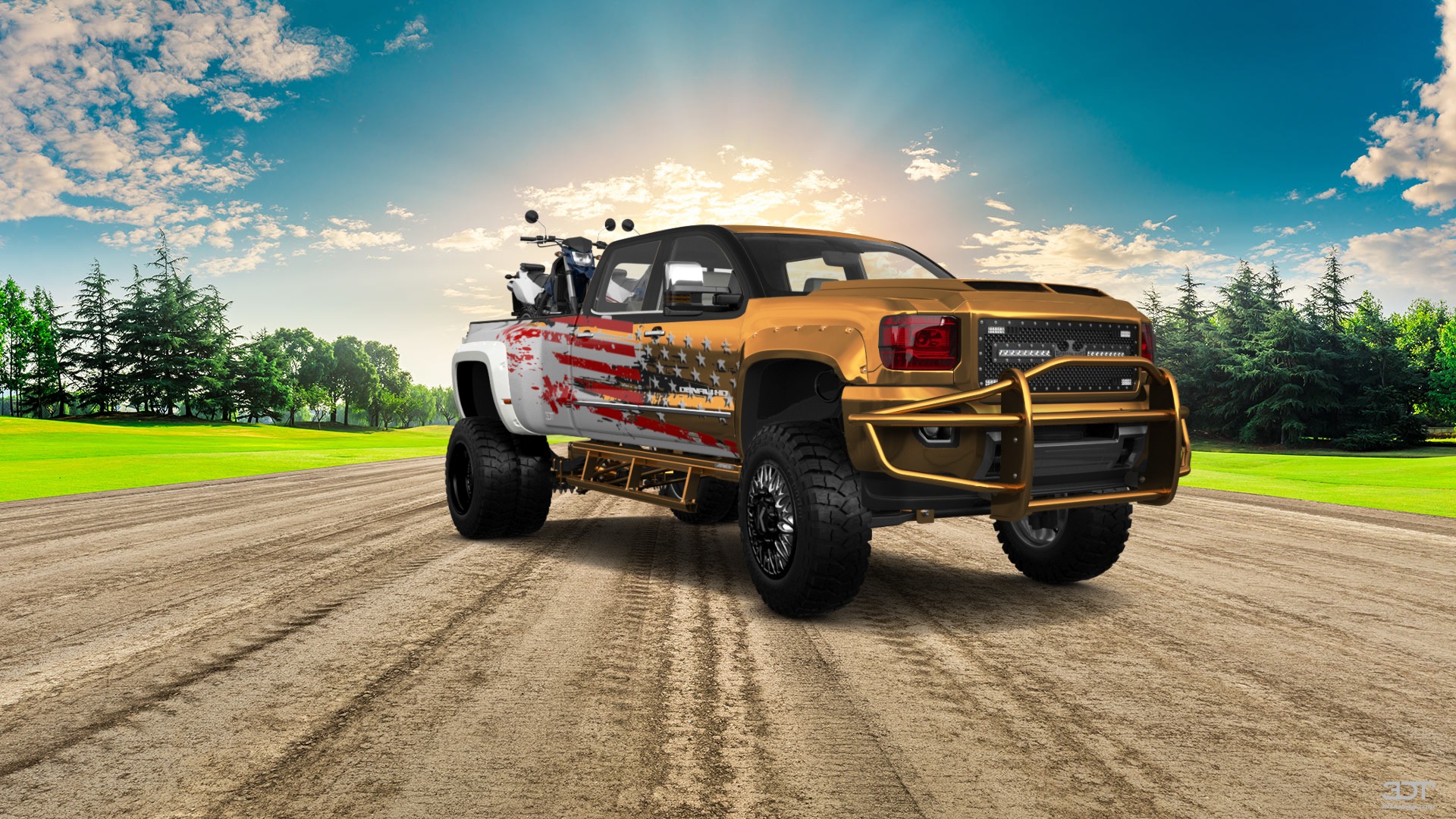 Tuning GMC Sierra 3500 HD Crew Cab 4 Door pickup truck 2015