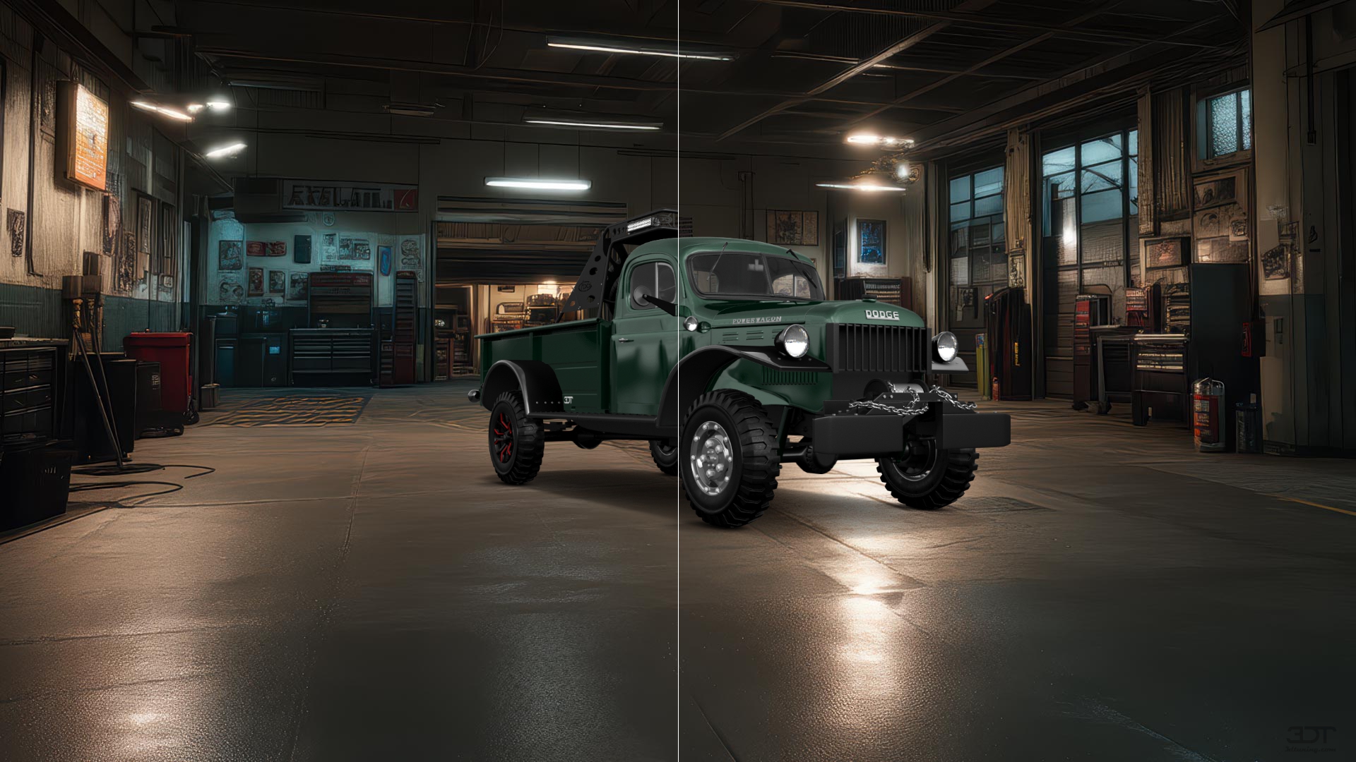 Dodge Power Wagon 2 Door pickup truck 1947 tuning