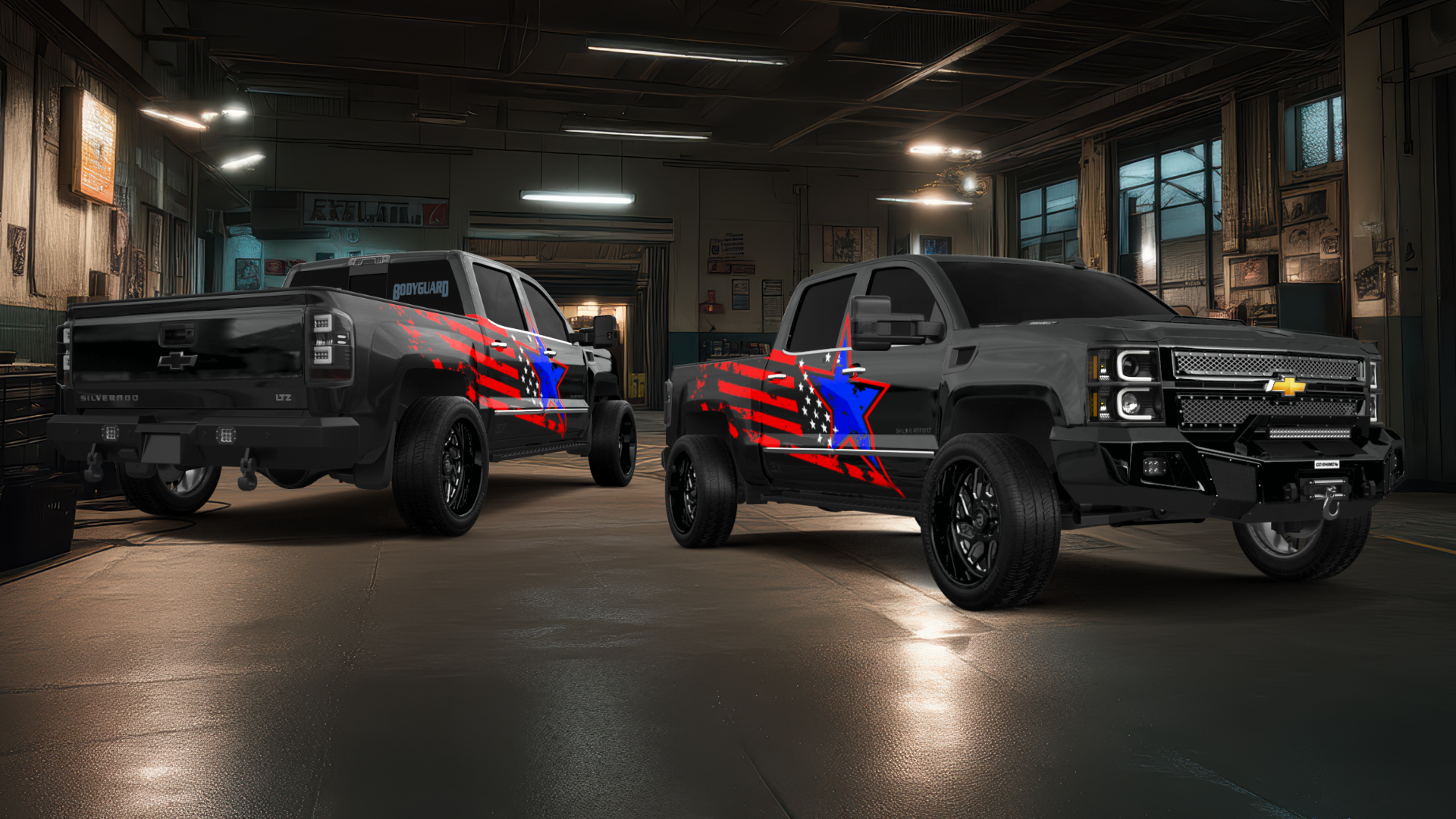 Chevrolet Silverado 1500 4 Door pickup truck 2014 tuning