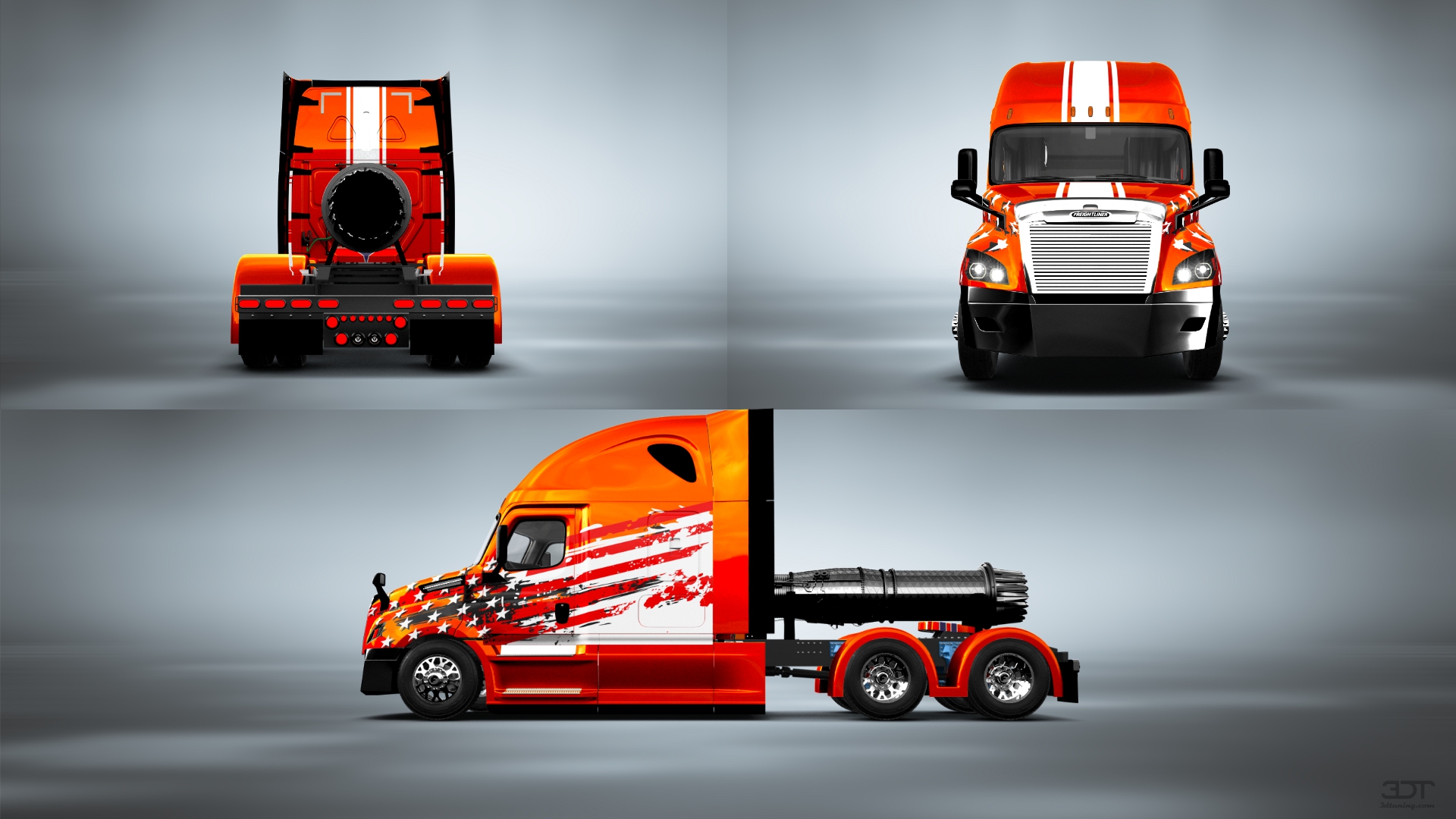 Freightliner Cascadia Sleeper Cab Truck 2018 tuning