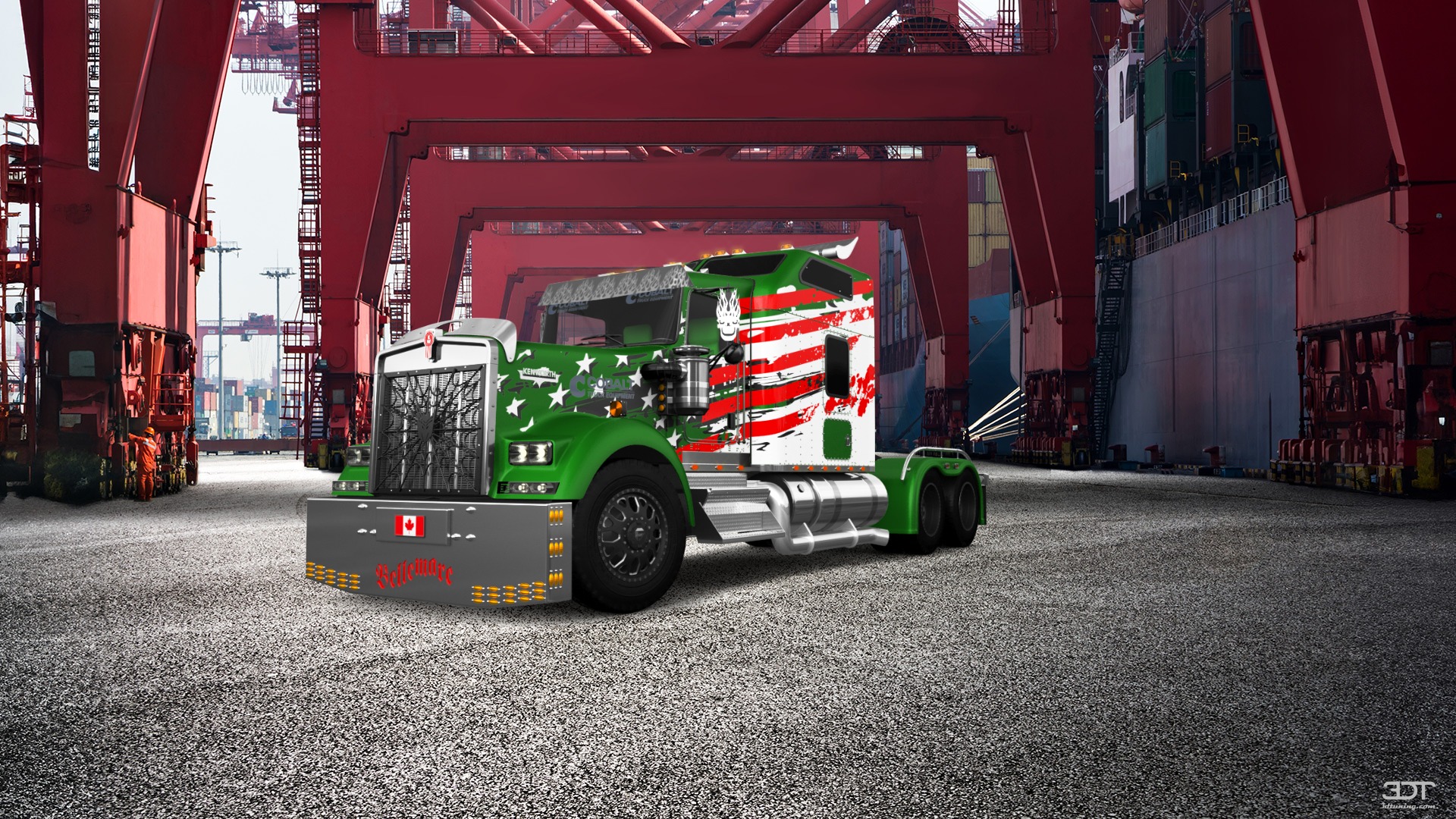 Kenworth W900 Sleeper Cab Truck 2015