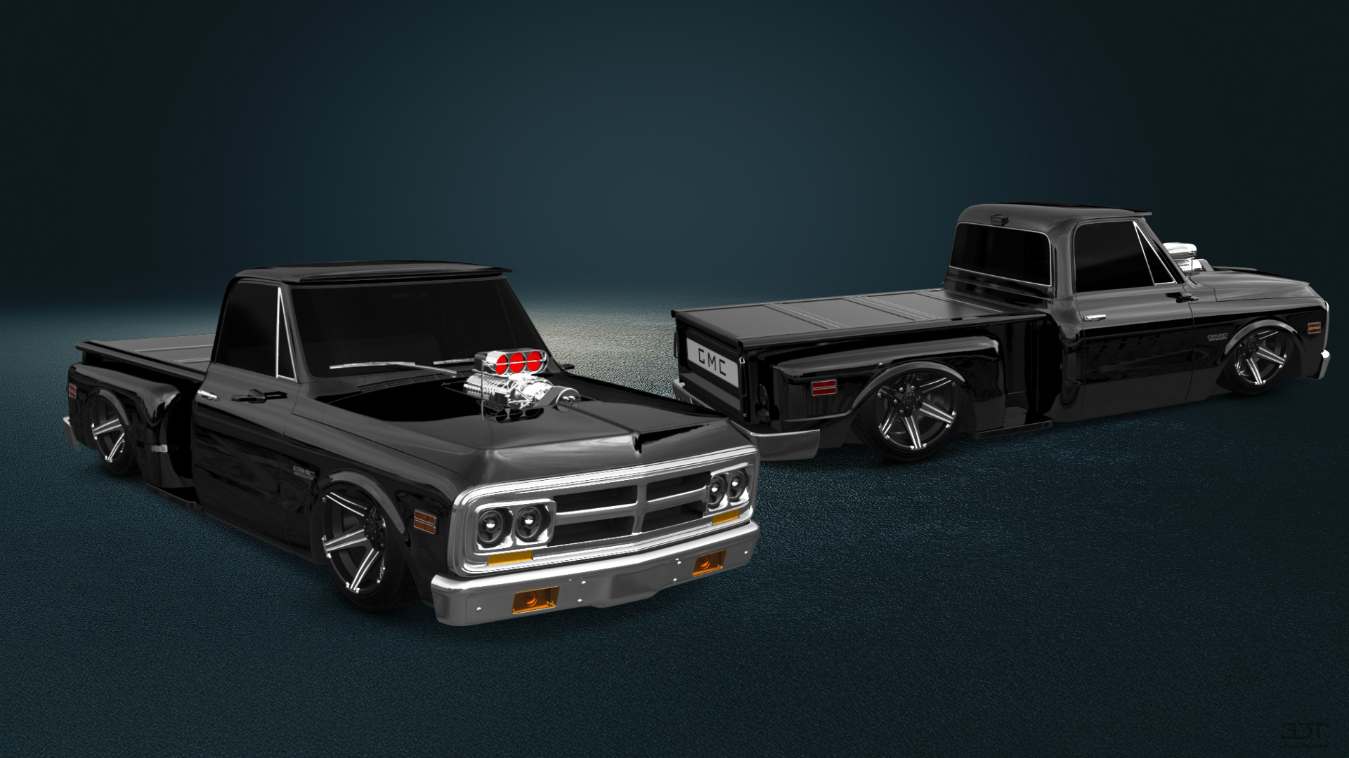 GMC K1500 2 Door pickup truck 1971 tuning