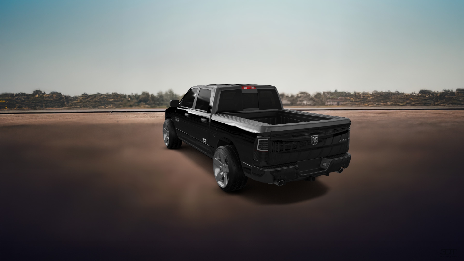 Dodge Ram 1500 5.7' box 4 Door pickup truck 2010 tuning