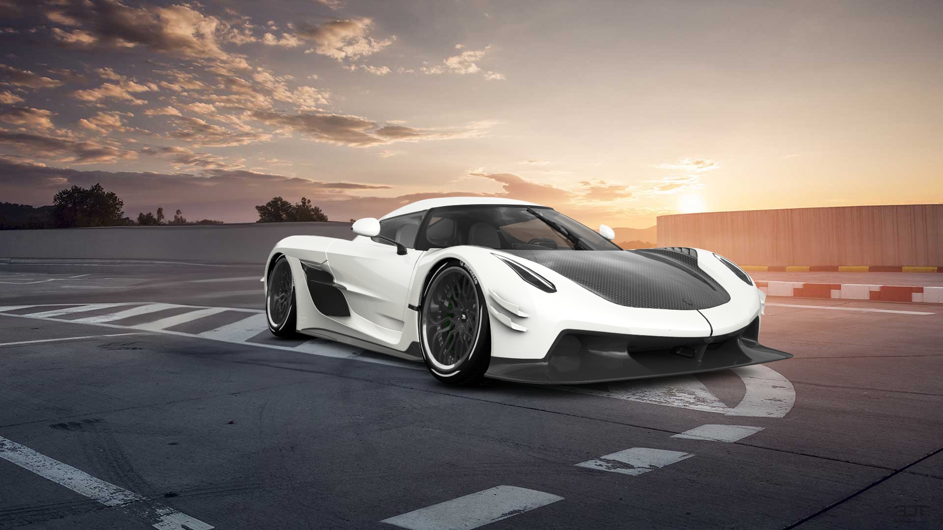 Koenigsegg Jesko 2 door targa top 2020