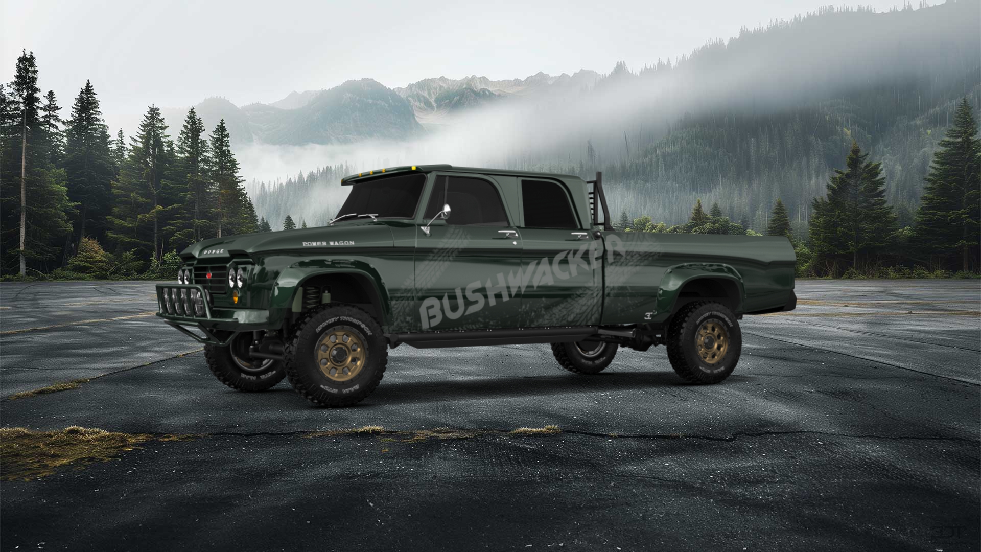 Dodge Power Wagon 4 Door pickup truck 1964
