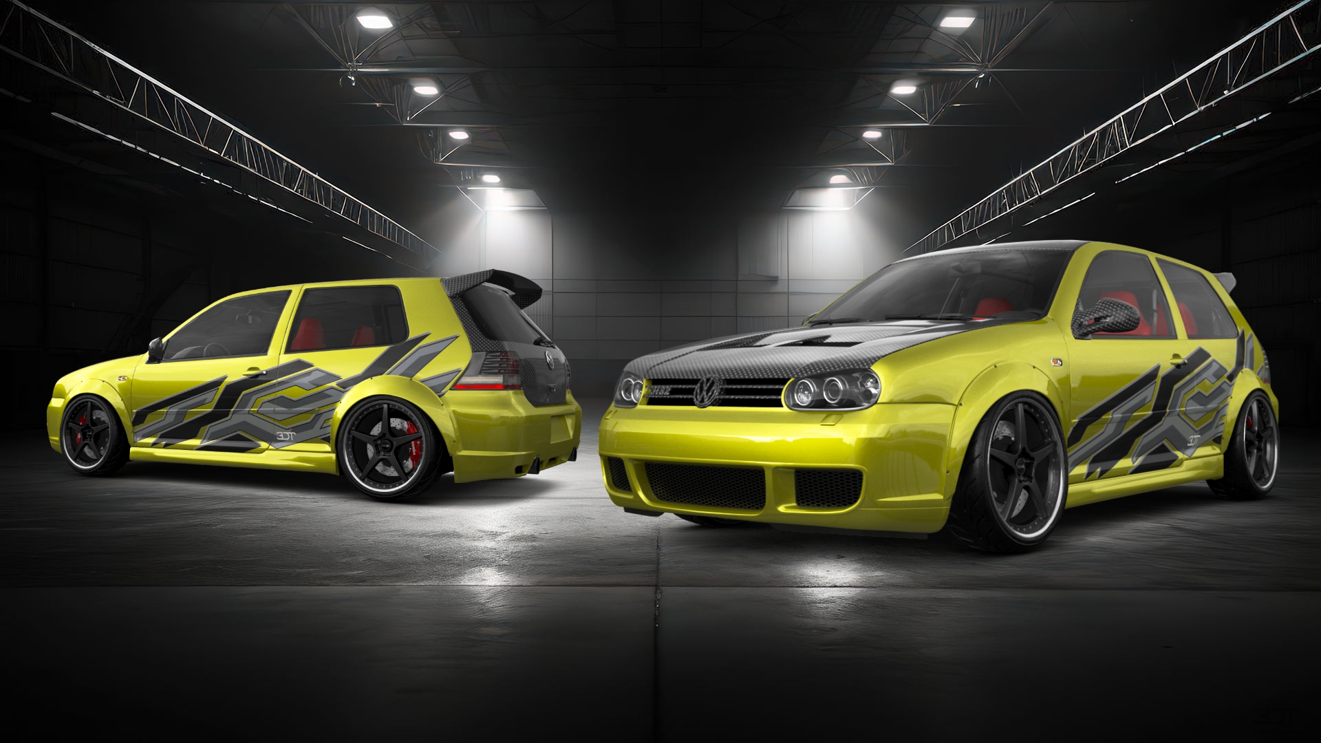 Volkswagen Golf 4 (mk4) 3 Door Hatchback 1997 tuning