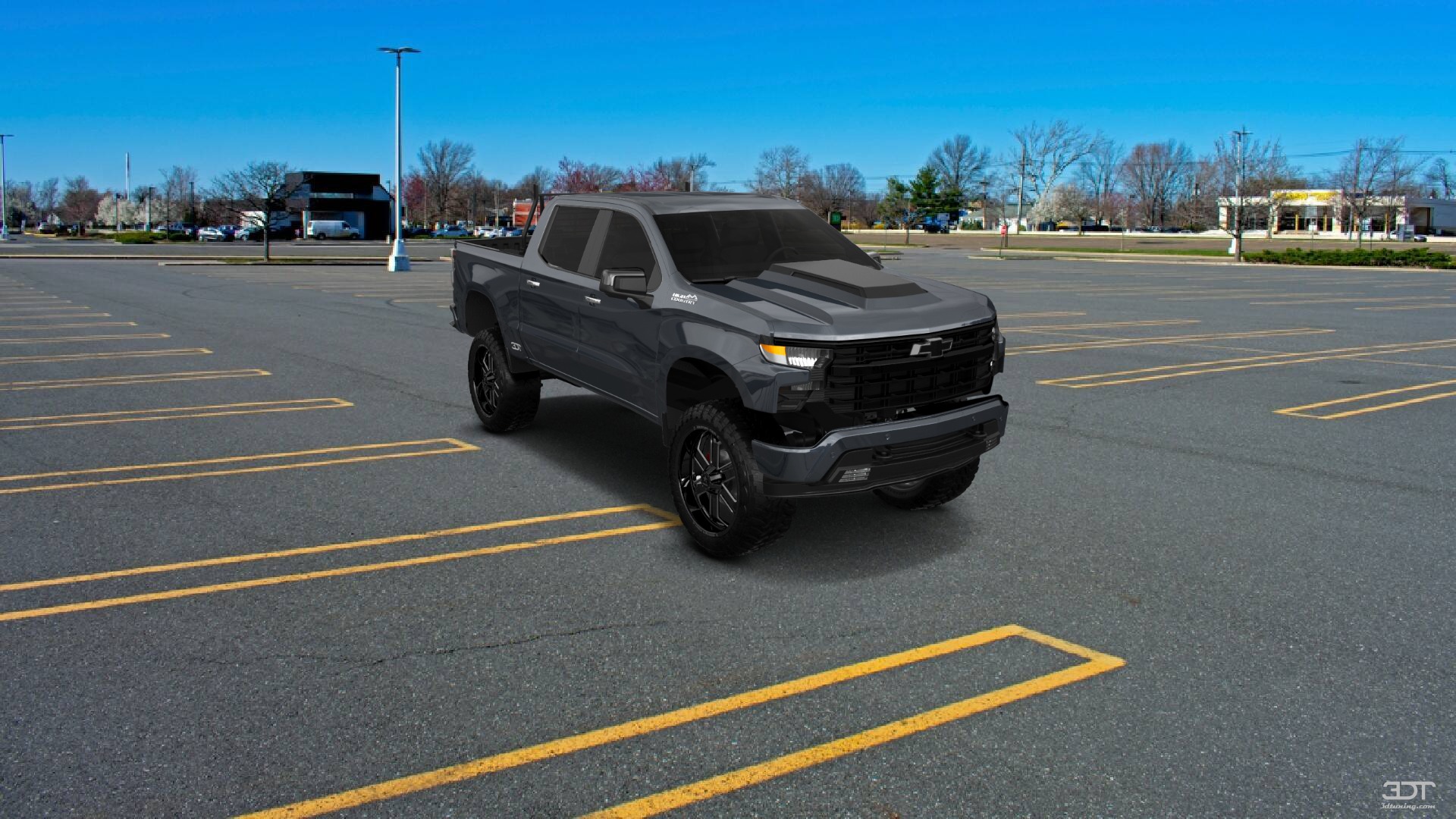 Chevrolet Silverado 1500 Crew Cab 5.8 ft box 4 Door pickup truck 2023 tuning