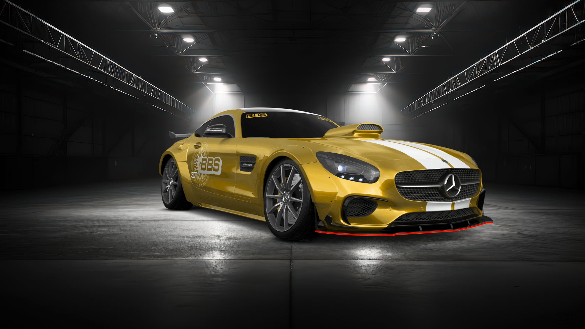 Mercedes AMG GT 2 door fastback coupe 2015 tuning