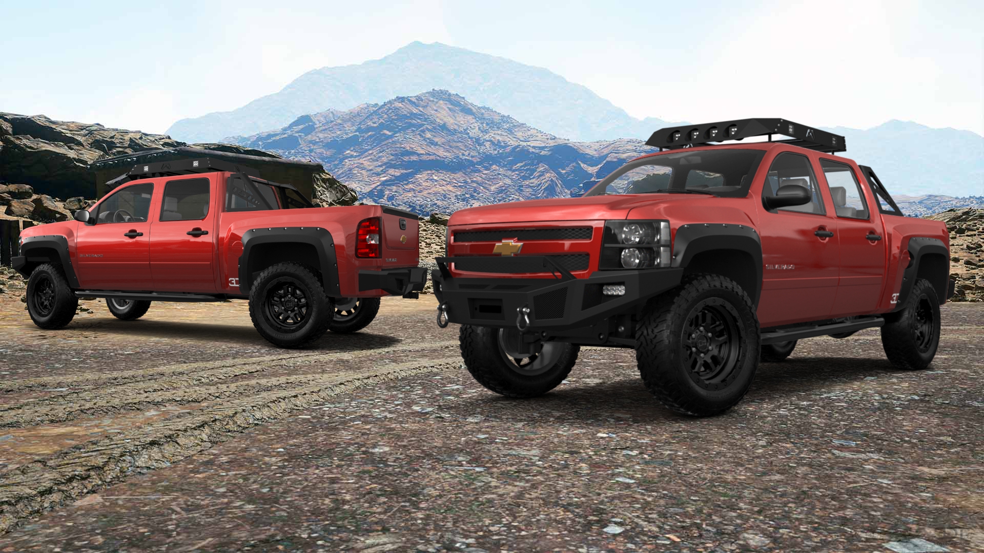 Chevrolet Silverado 1500 Crew Cab 4 Door pickup truck 2007 tuning