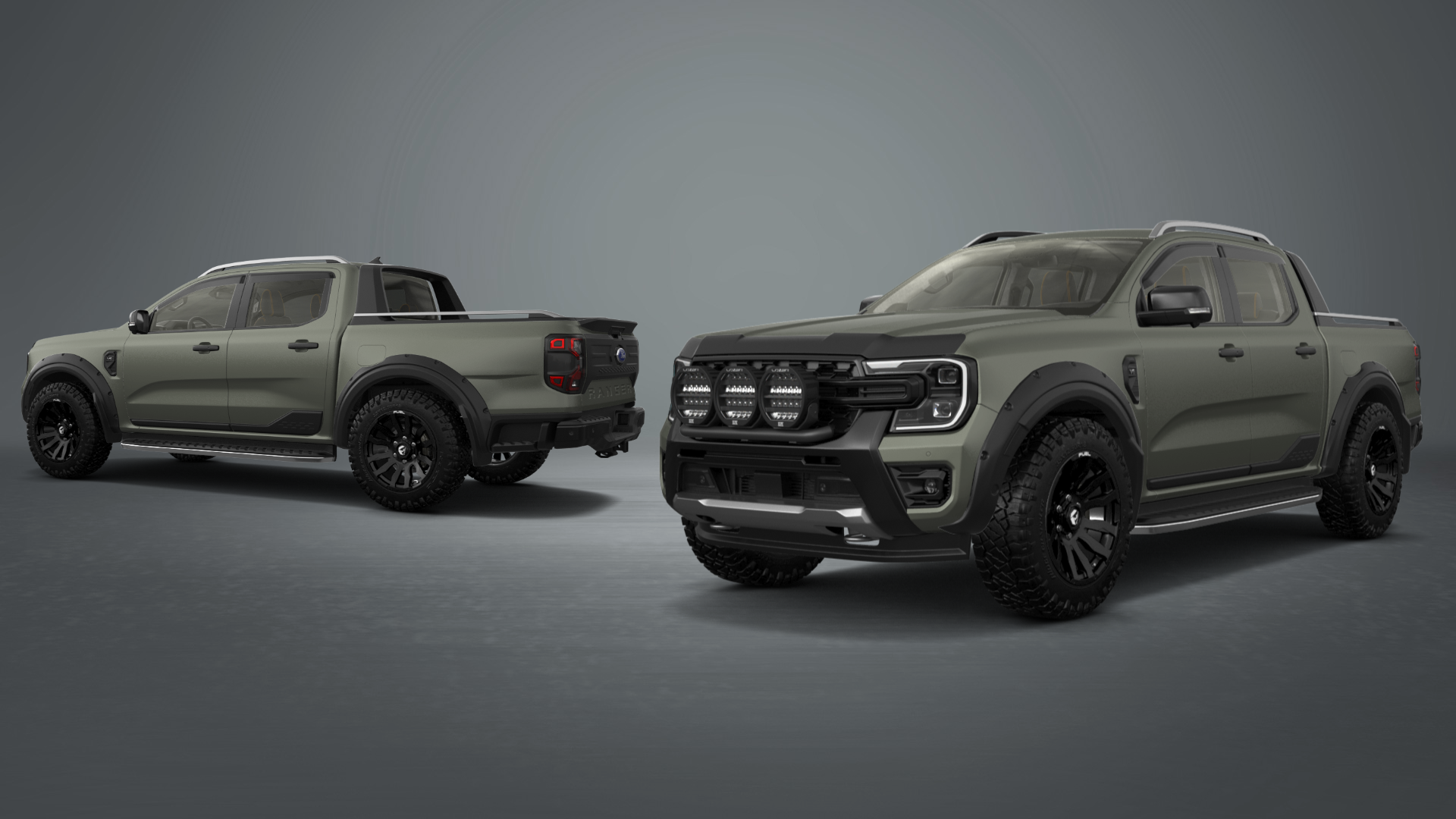 Ford Ranger 4 Door pickup truck 2022 tuning