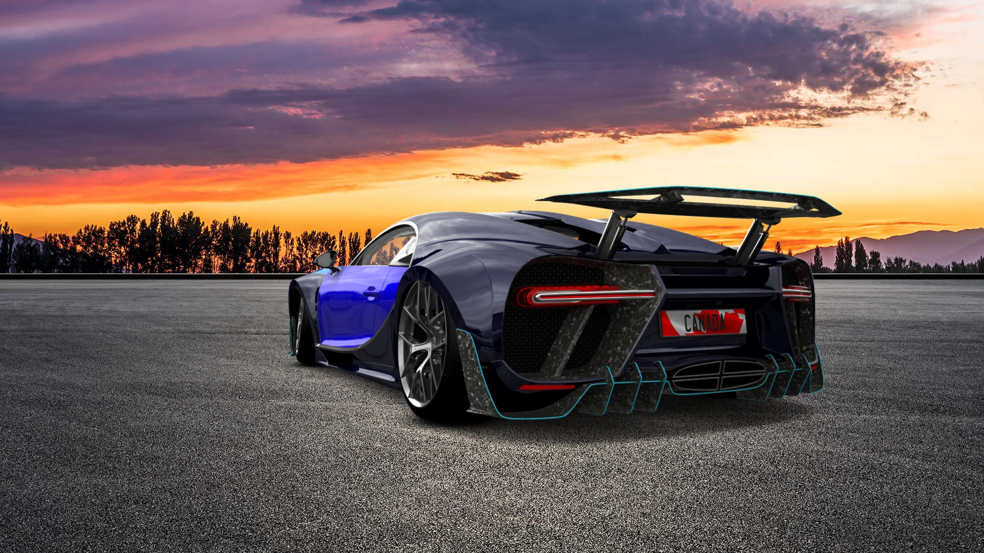 Bugatti Chiron 2 Door Coupe 2016 tuning