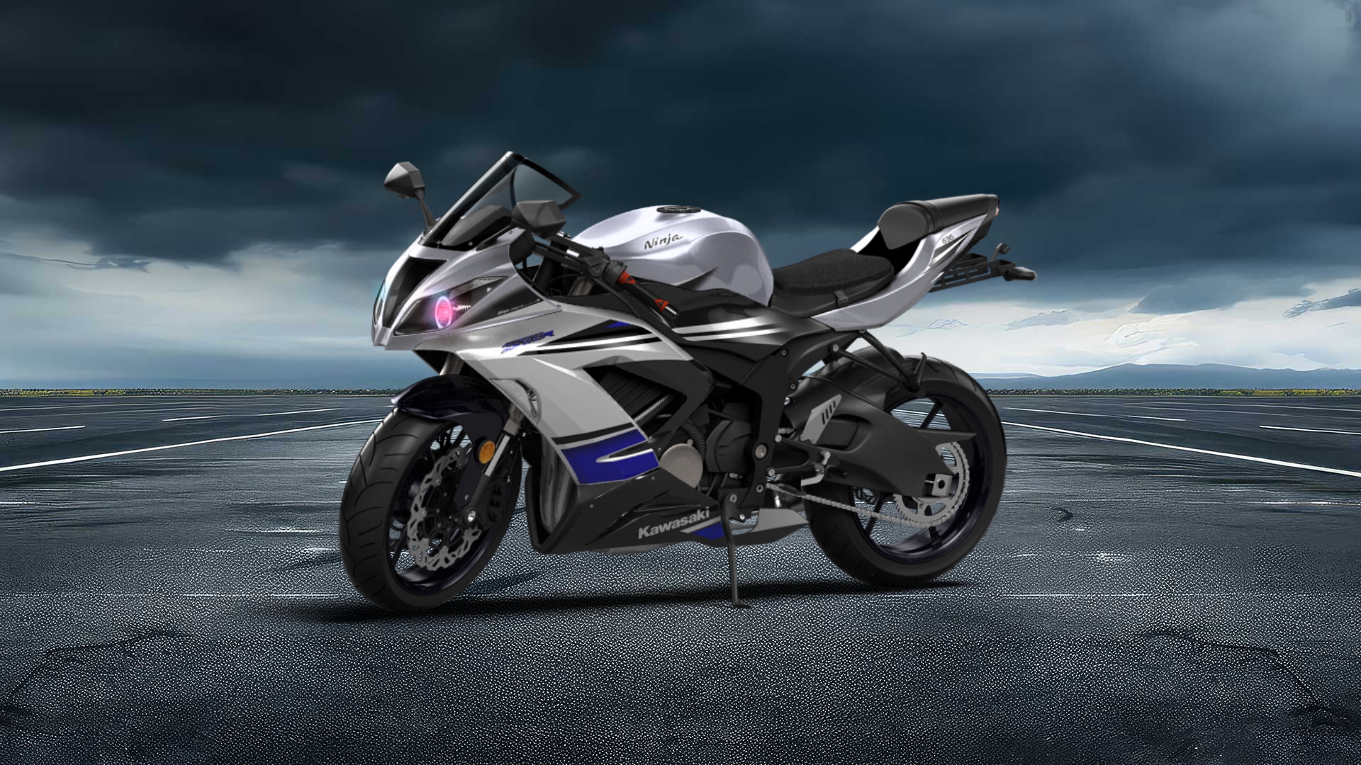 Kawasaki Ninja ZX 6R Sport Bike 2015 tuning