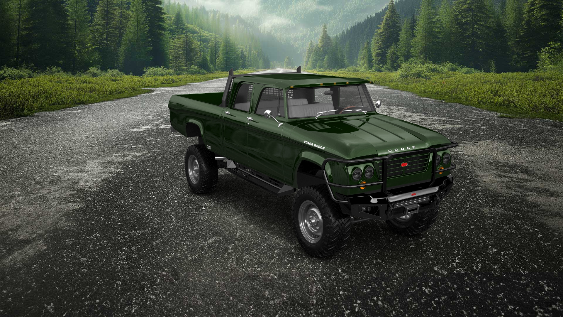 Dodge Power Wagon 4 Door pickup truck 1964