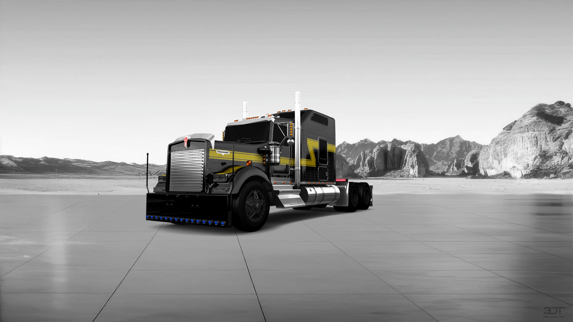 Kenworth W900 Sleeper Cab Truck 2015 tuning