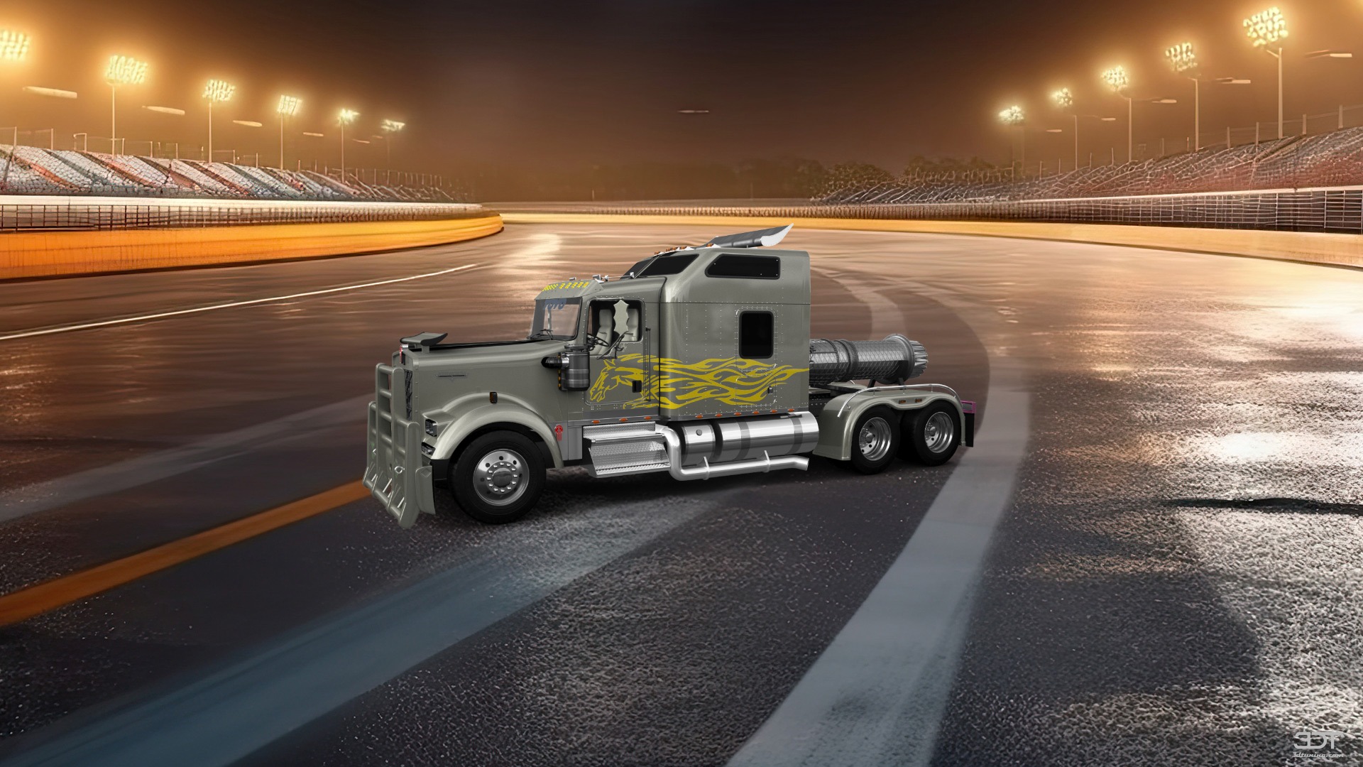 Kenworth W900 Sleeper Cab Truck 2015