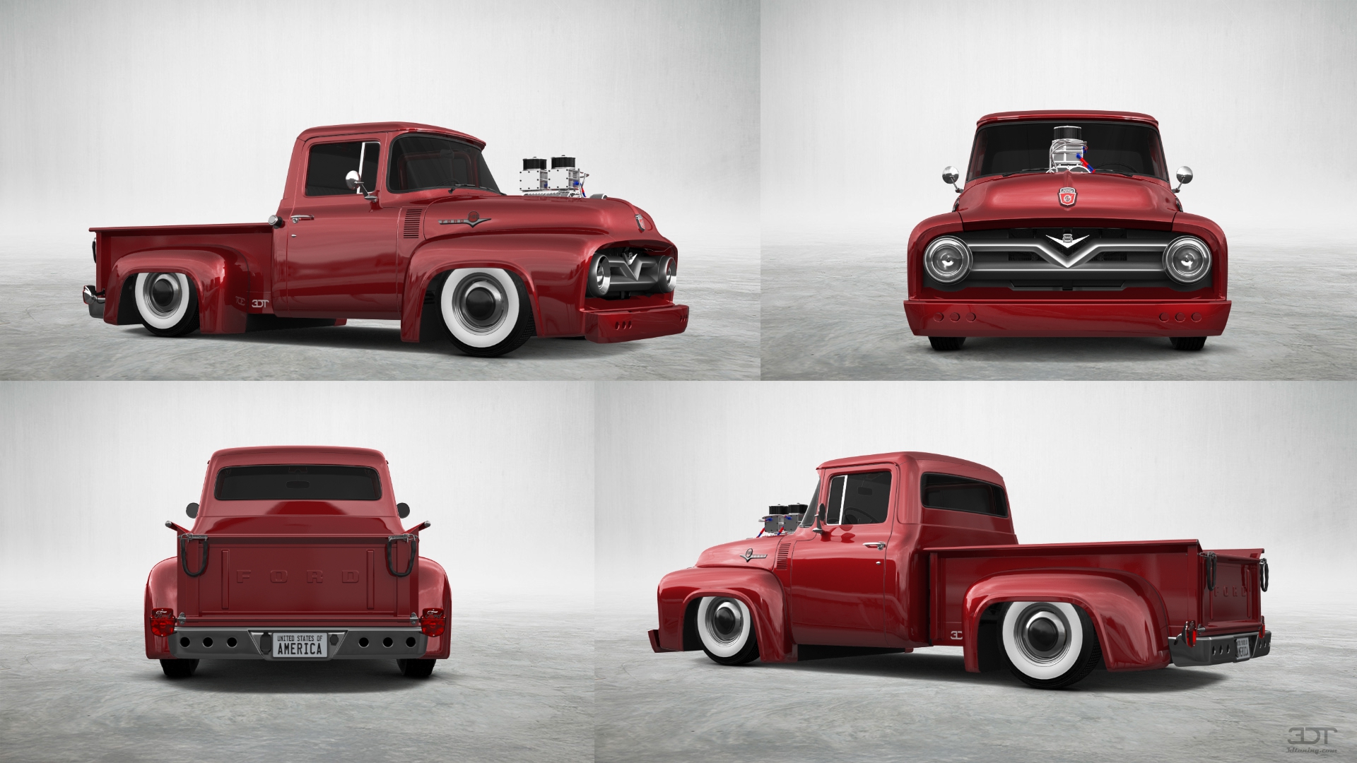Ford F-100 2 Door truck 1956