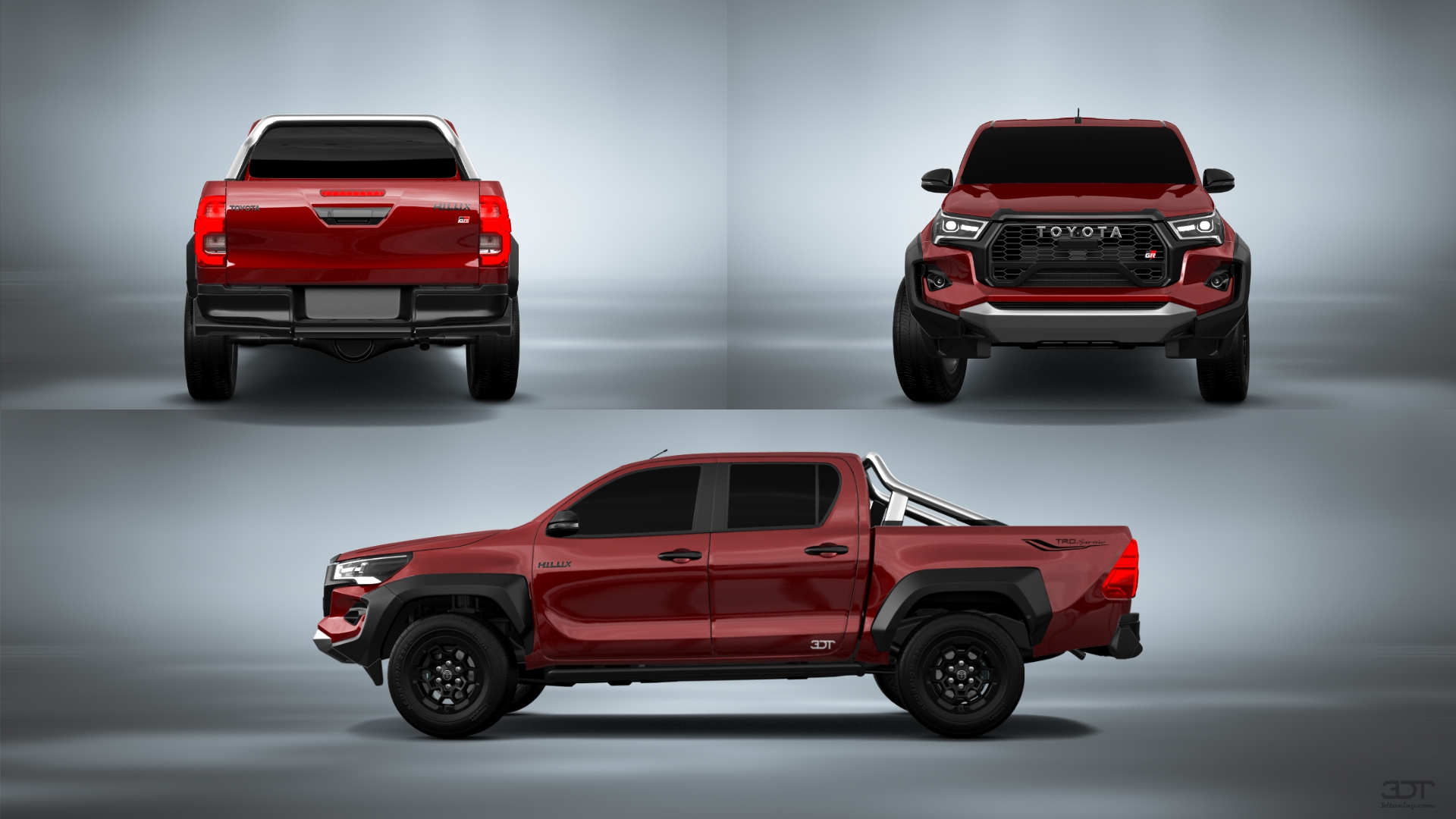 Toyota Hilux Double Cab 4 Door pickup truck 2015 tuning