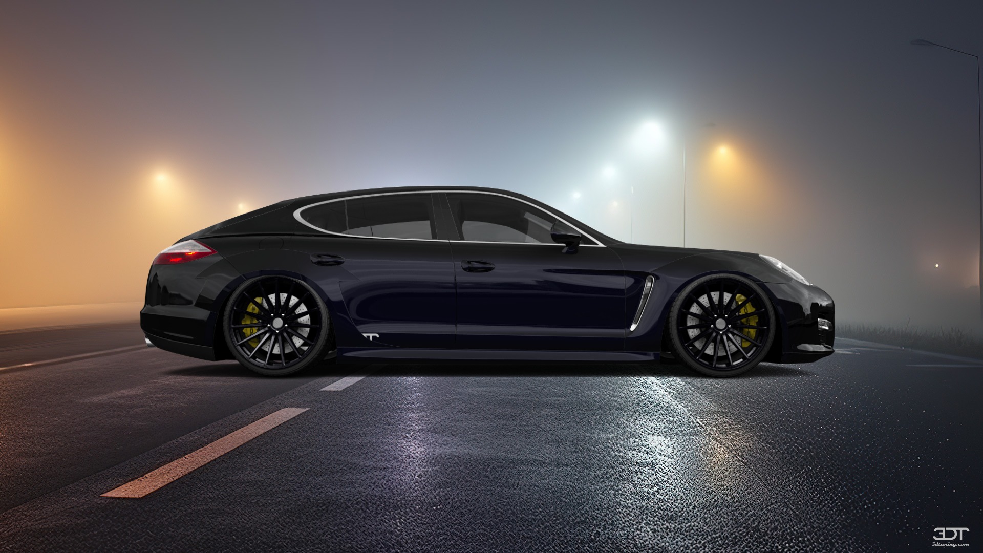 Porsche Panamera 4 door fastback saloon 2011