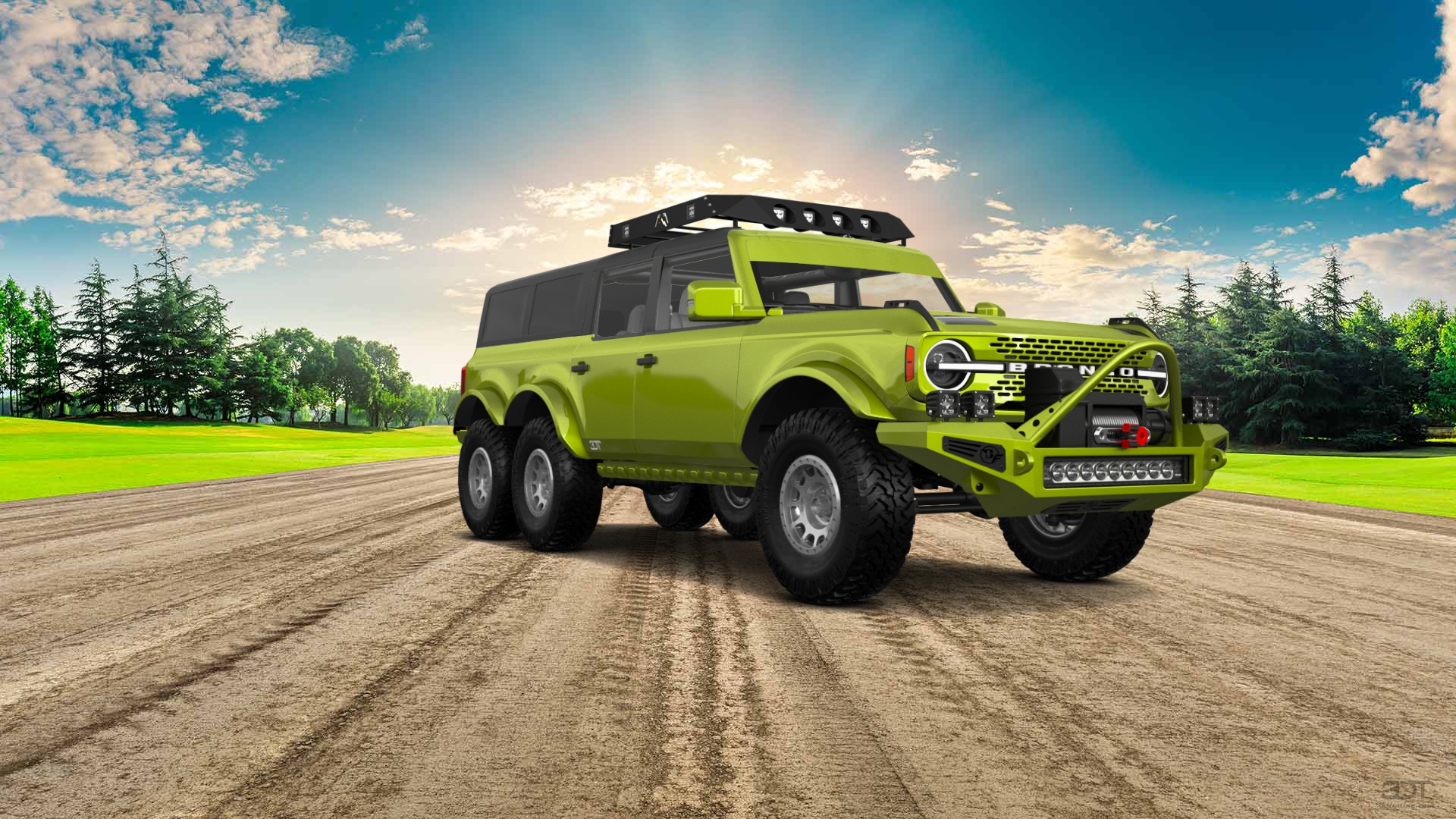 Ford Bronco 6X6 4 Door pickup truck 2021