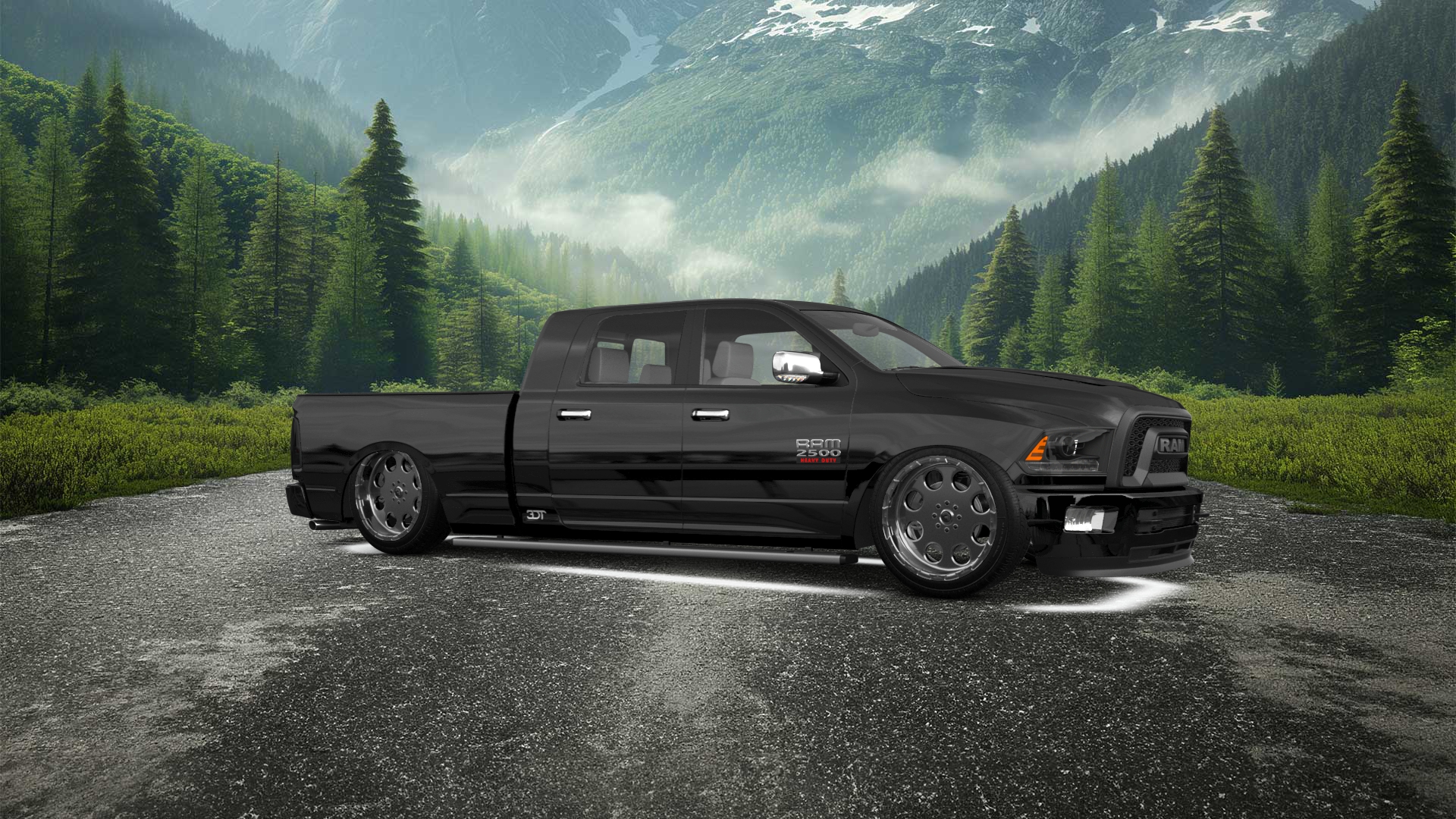 Dodge Ram 2500 Mega Cab 6.4 ft box 4 Door pickup truck 2010